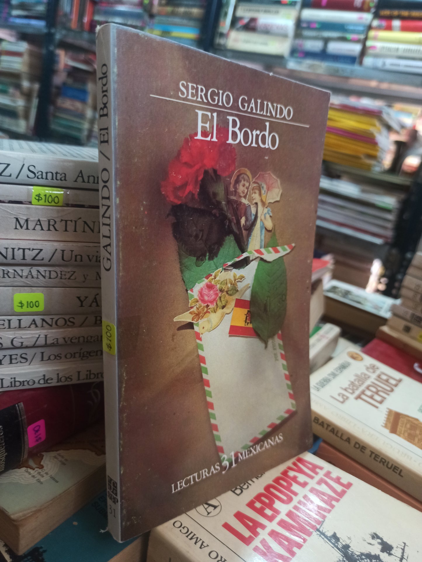 EL BORDO SERGIO GALINDO USADO NOVELAS ALDAMA
