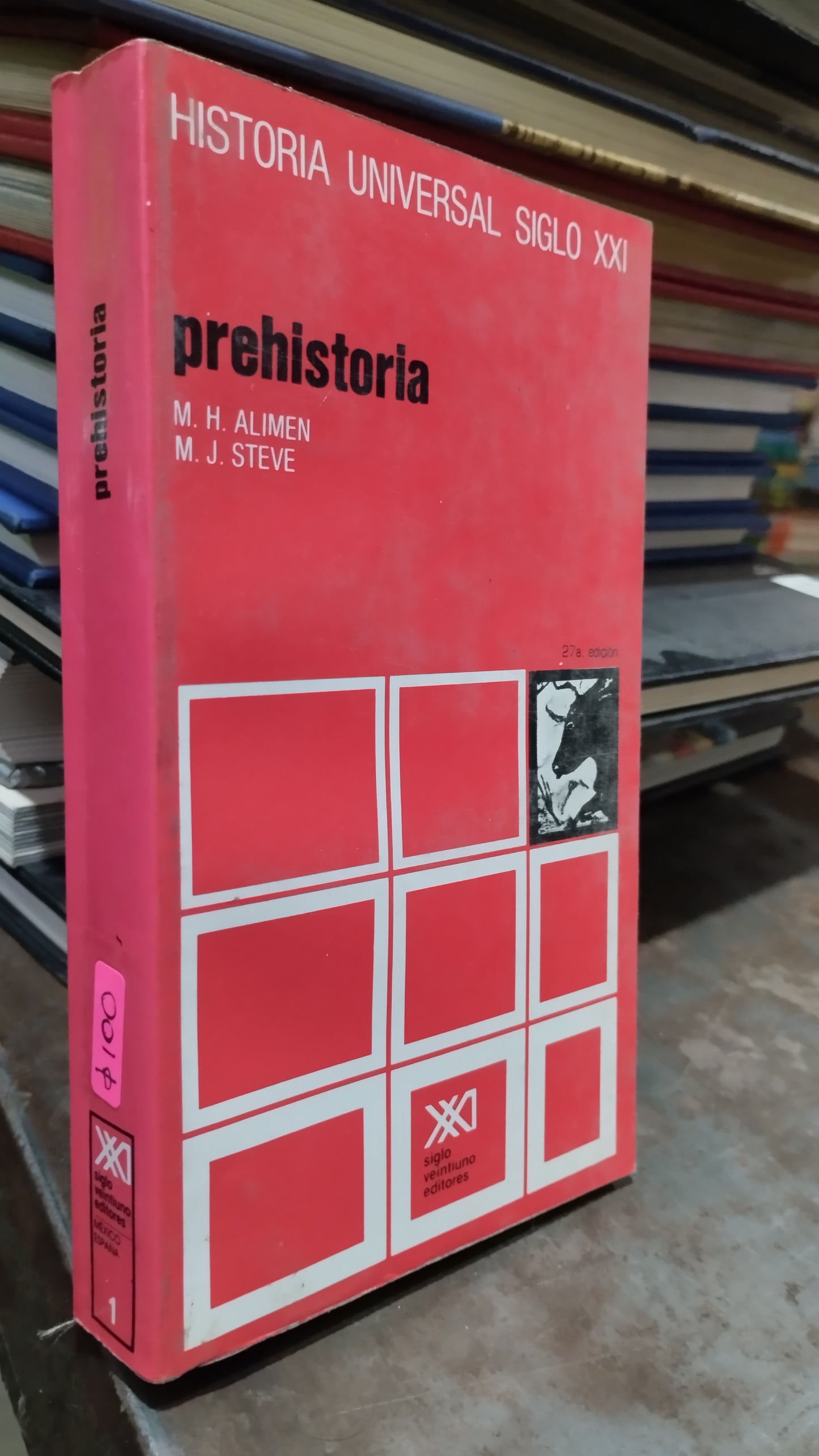 PREHISTORIA POR M H ALIMEN LIBRO USADO HISTORIA ALDAMA