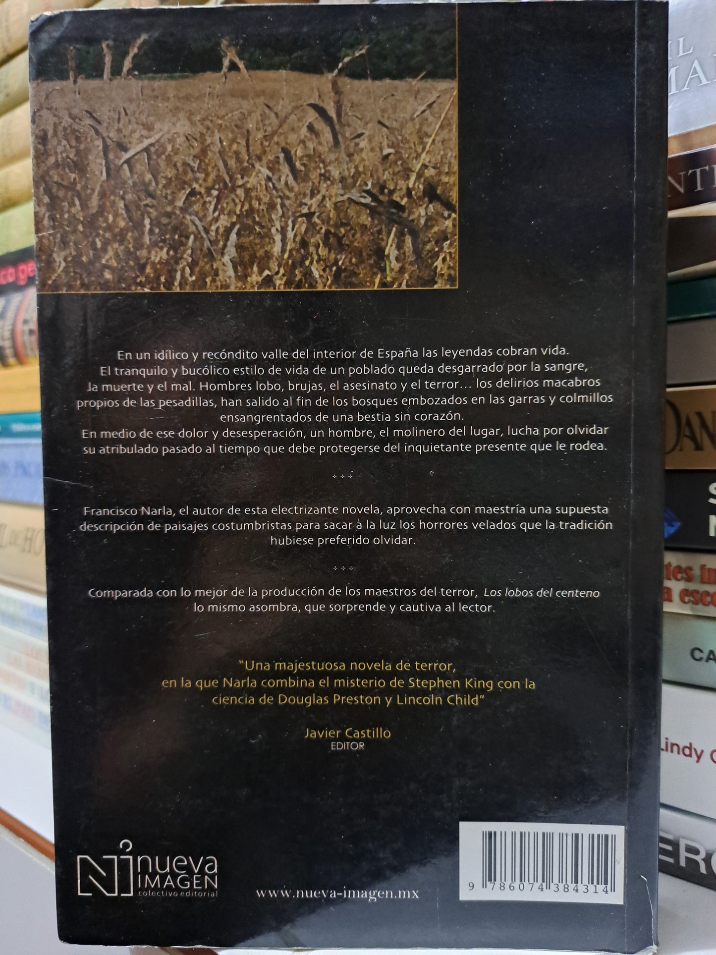 LOS LOBOS DEL CENTENO FRANCISCO NARLA USADO NOVELA JUÁREZ