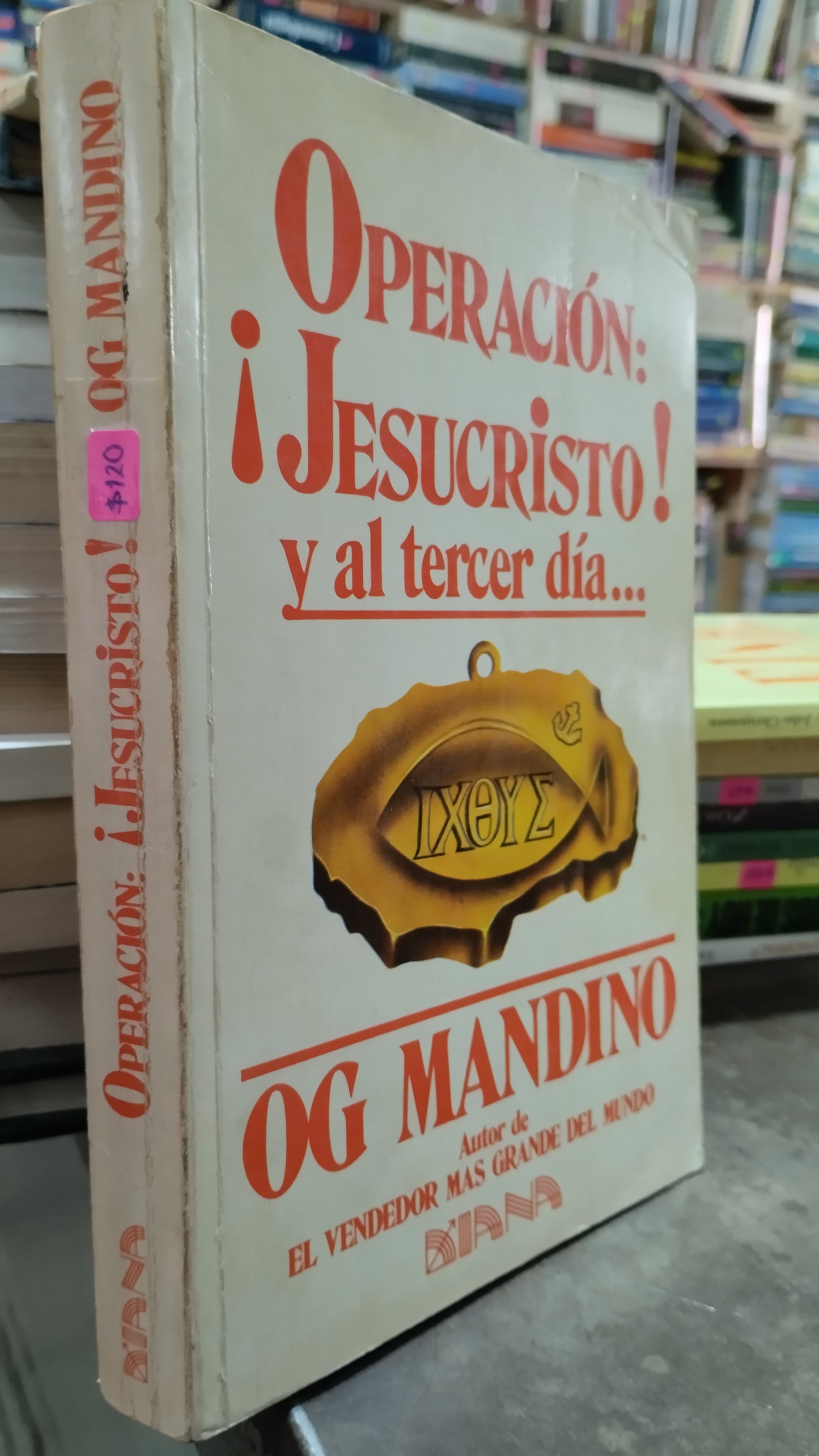OPERACION JESUCRISTO POR OG MANDINO LIBRO USADO SUPERACION PERSONAL ALDAMA