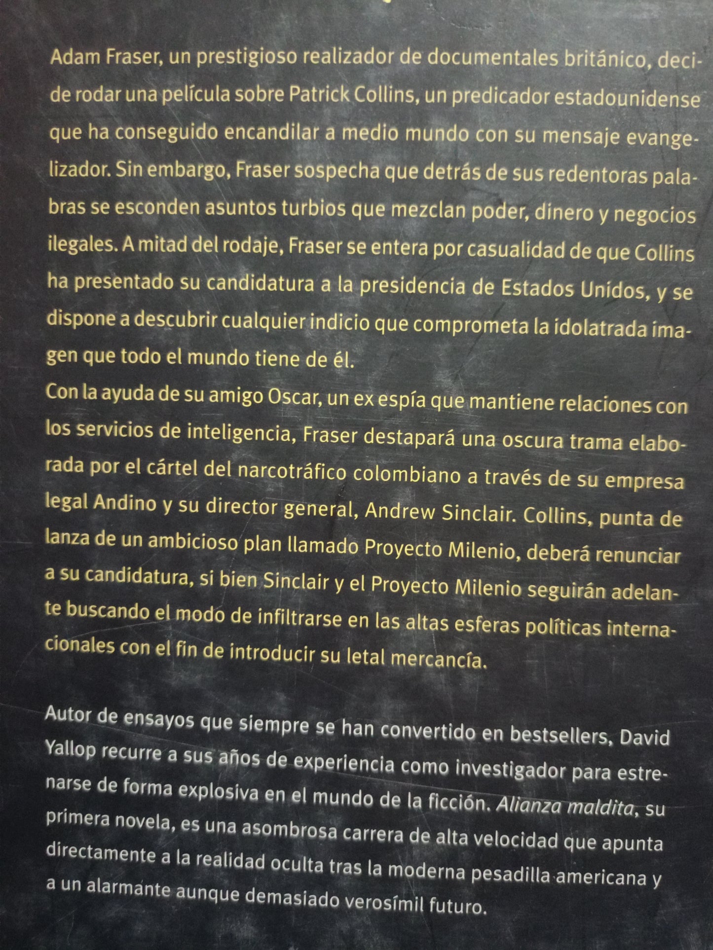 ALIANZA MALDITA PLR DAVID YALLOP USADO NOVELA LITERARIO 305