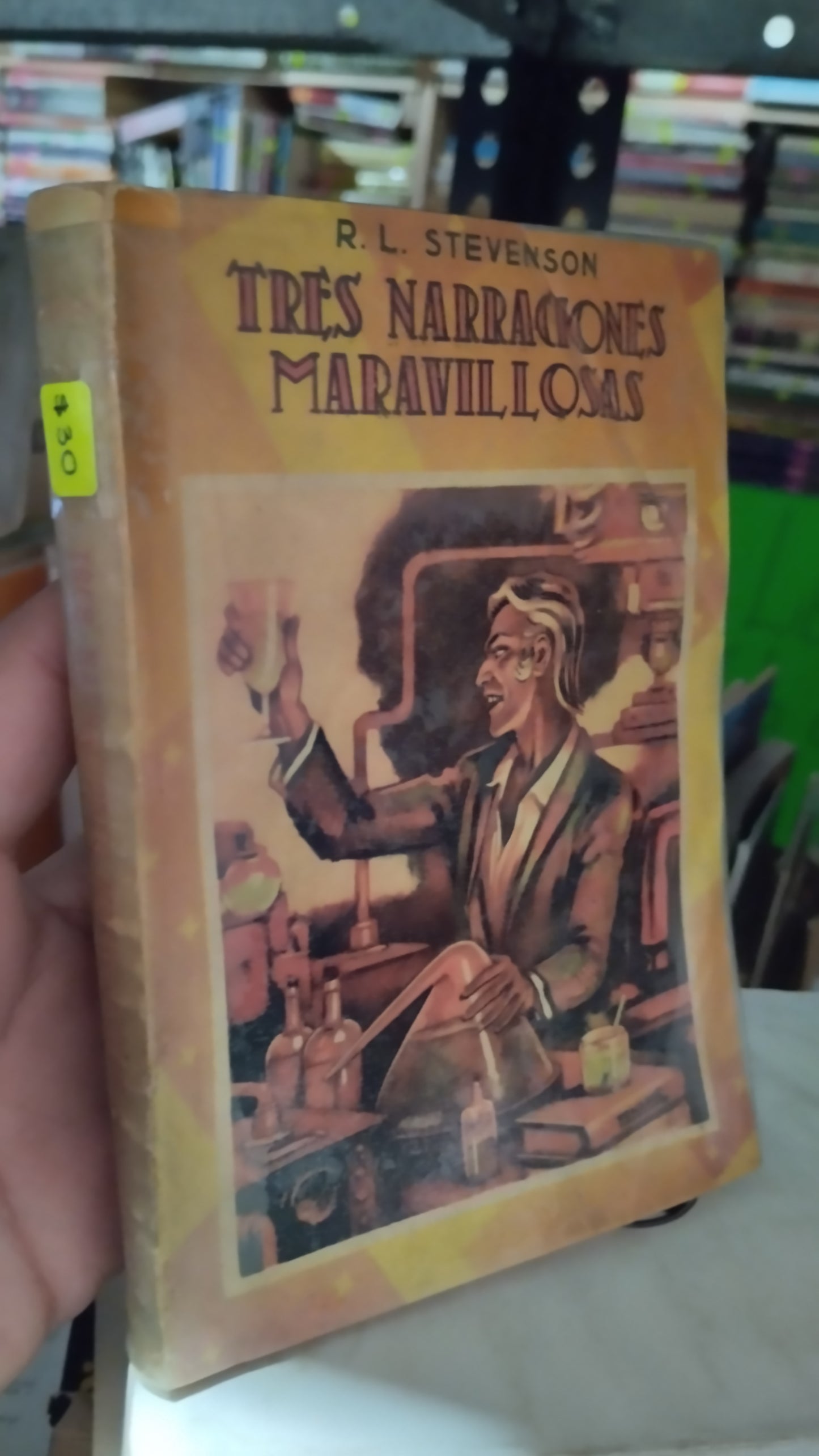 TRES NARRACIONES MARAVILLOSAS POR R L STEVERSON LIBRO USADO NOVELAS ALDAMA