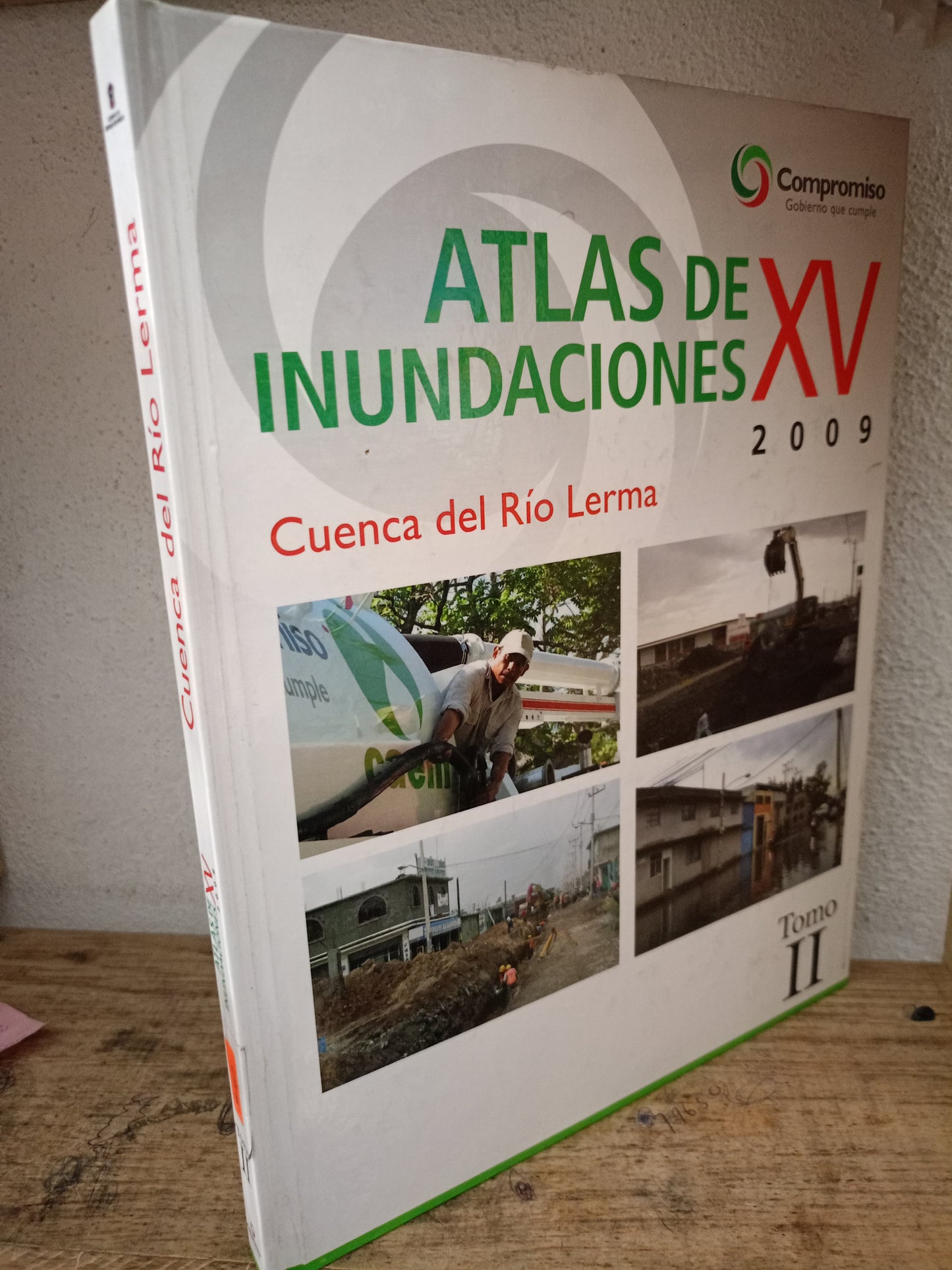 ATLAS DE INUNDACIONES XV 2009 CUENCA DEL RIO LERMA USADO HISTORIA LITERARIO 305