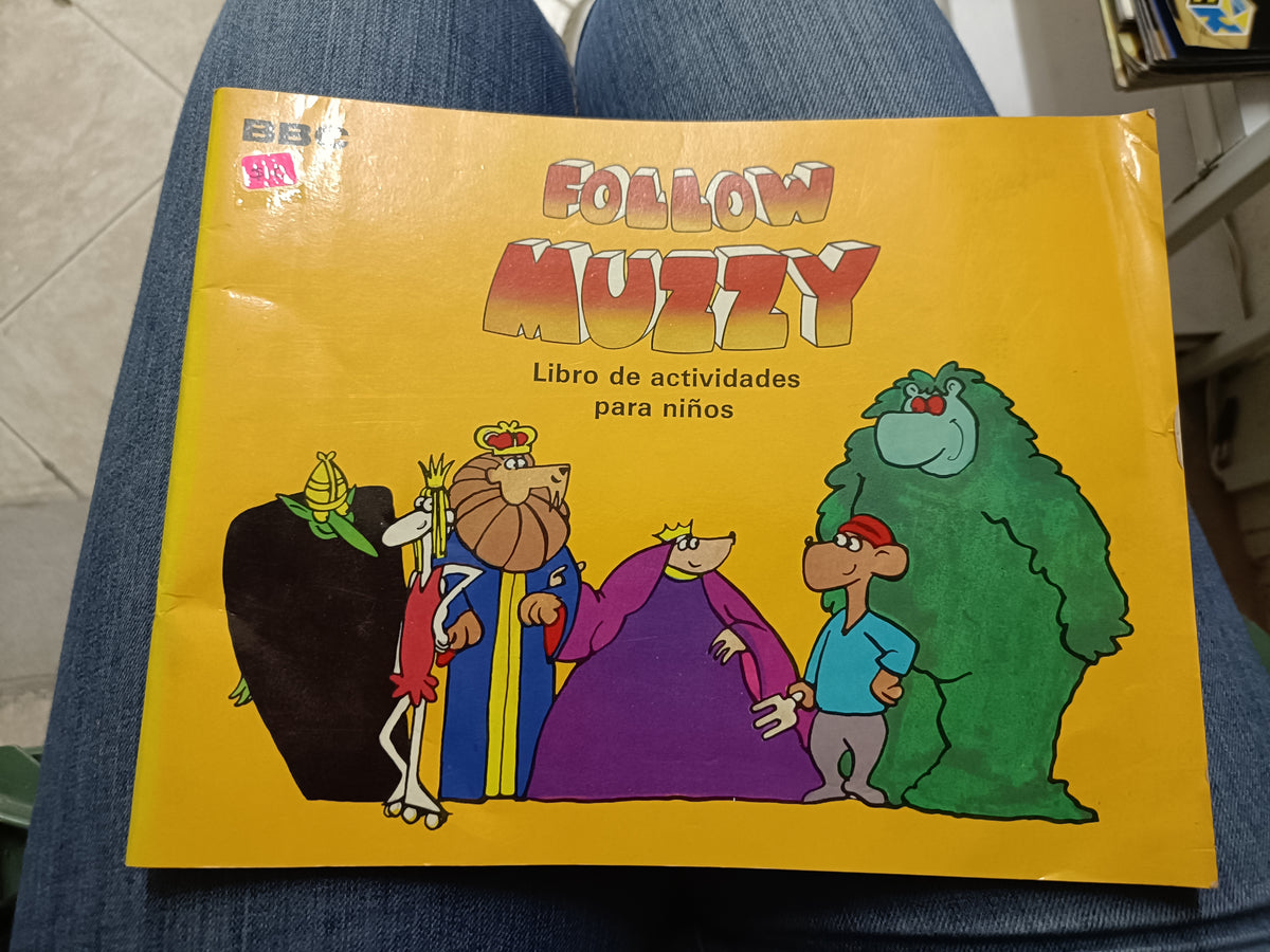 FOLLOW MUZZY LIBRO DE ACTIVIDADES PARA NIÑOS USADO INFANTIL JUAREZ 515
