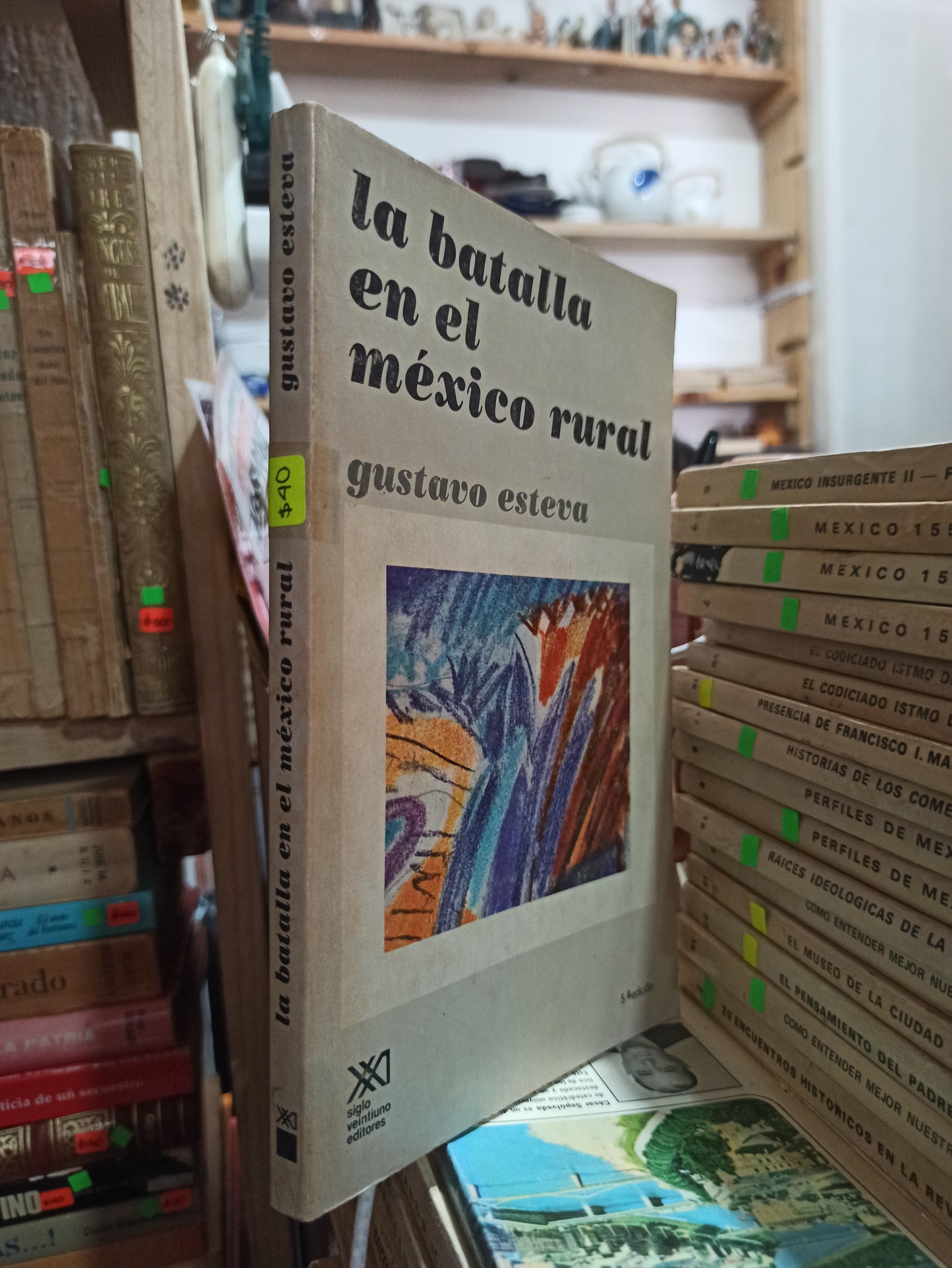 LA BATALLA EN EL MEXICO RURAL POR GUSTAVO ESTEVA USADO HISTORIA ALDAMA