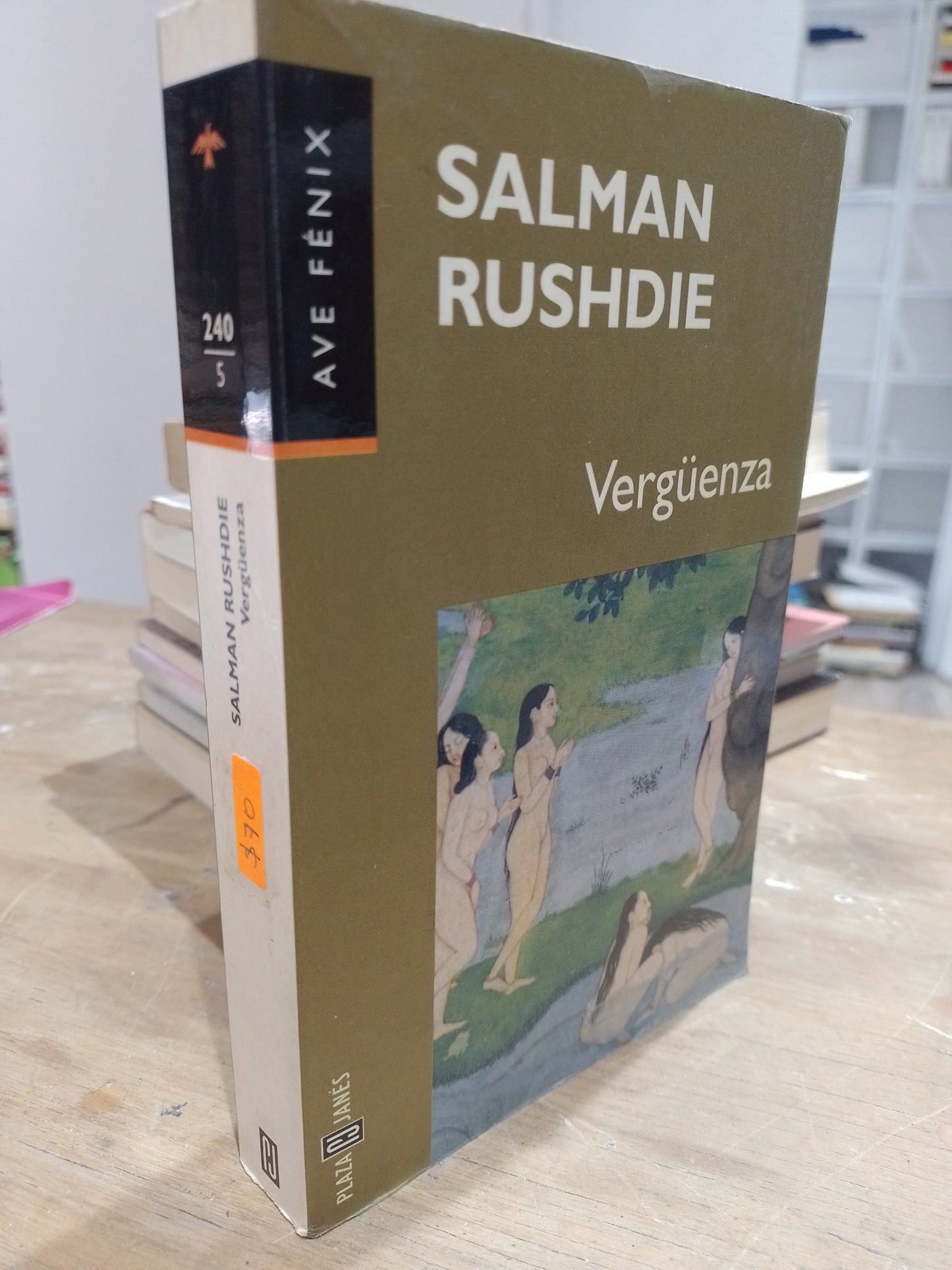 VERGÜENZA POR SALMAN RUSHDIE USADO NOVELA JUAREZ 515