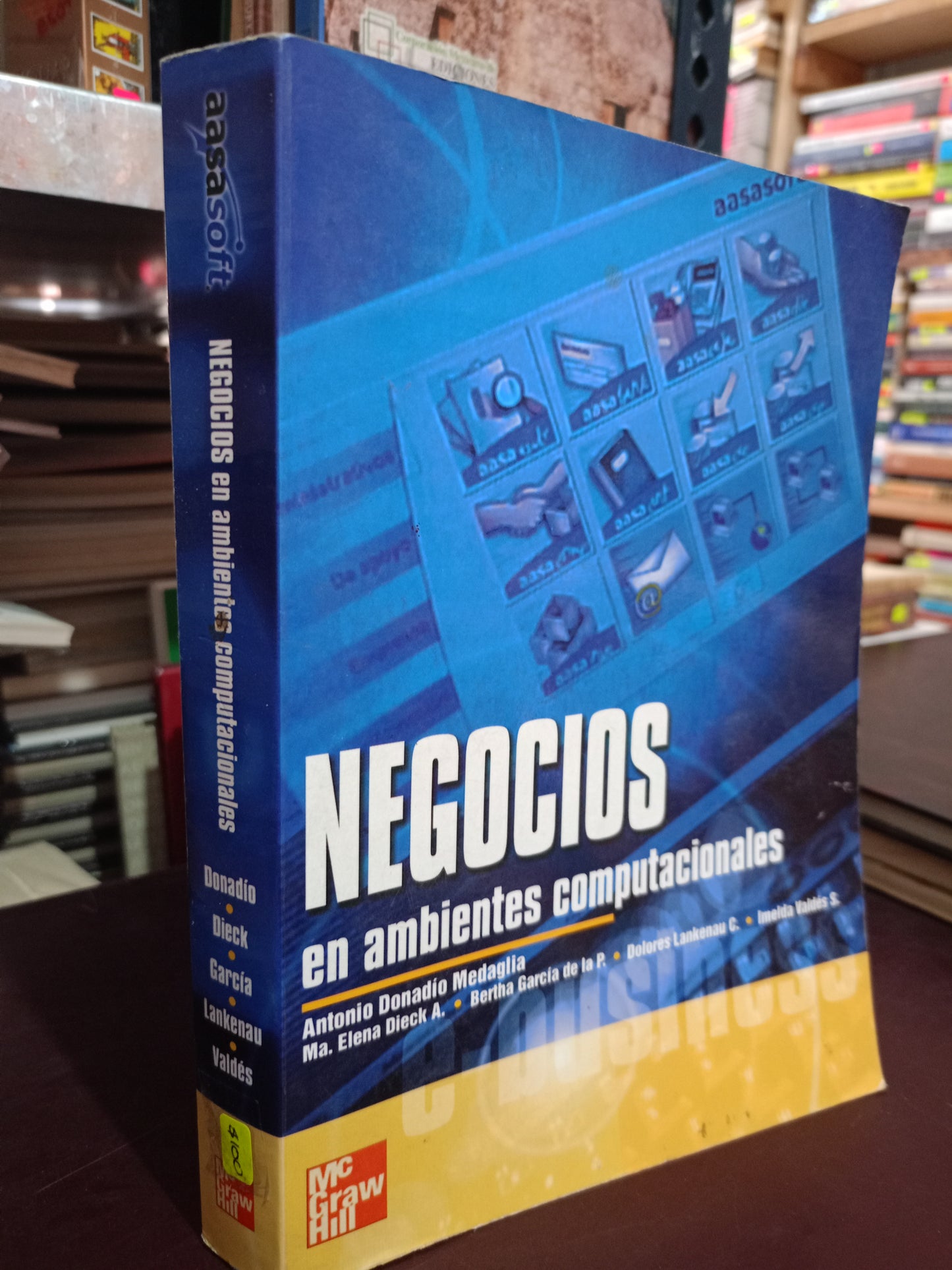 NEGOCIOS EN AMBIENTES COMPUTACIONALES ANTONIO DONADIO MEDAGLIA ELENA DIECK BERTHA GARCÍA DOLORES LANKENAU IMELDA VALDES USADO ADM LITERARIO 305
