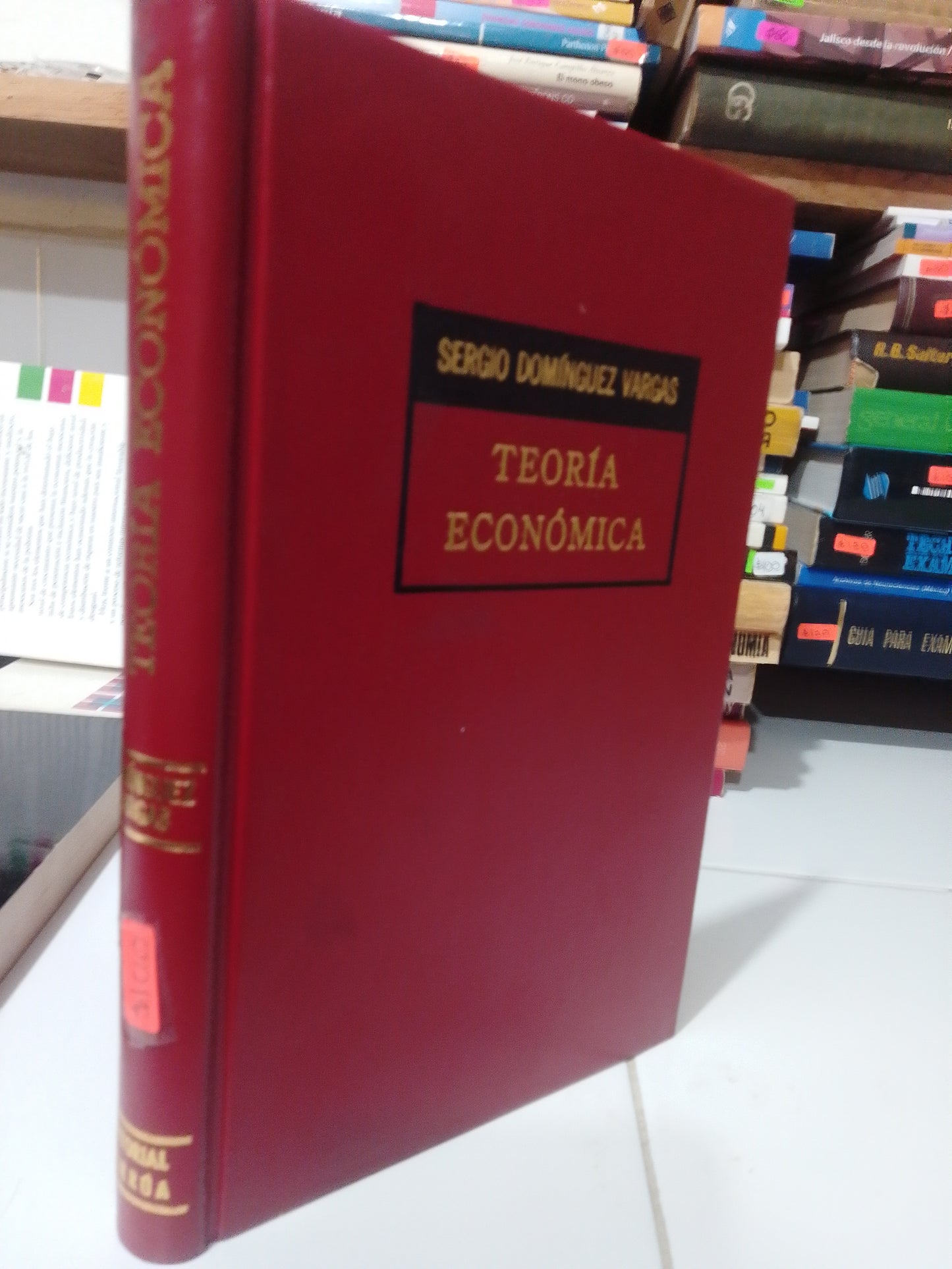 TEORIA ECONOMICA POR SERGIO DOMINGUEZ VARGAS USADO ADMINISTRACION JUAREZ