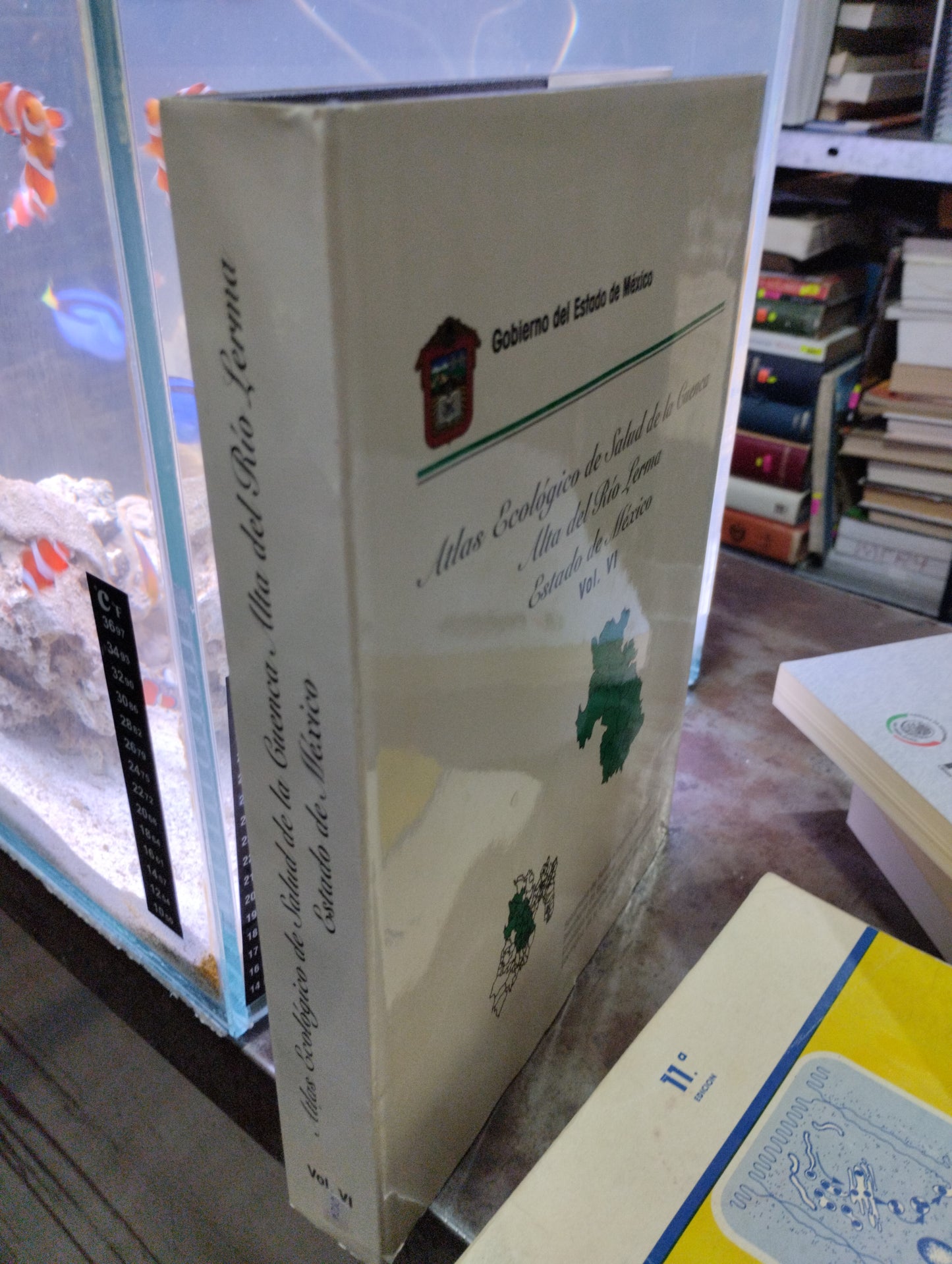 ATLAS ECOLOGICO DE SALUD DE LA CUENCA ALTA DEL RIO LERMA ESTADO DE MEXICO VOL VI USADO BIOLOGÍA ALDAMA