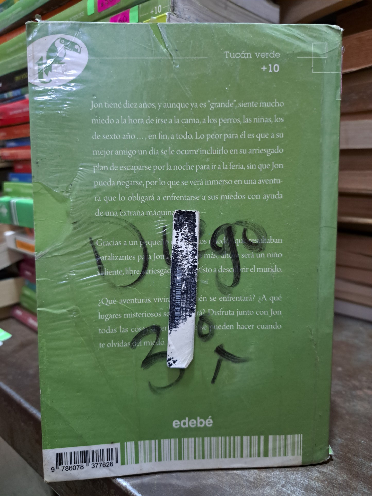 JON Y LA MÁQUINA DEL MIEDO ROBERTO SANTIAGO USADO INFANTIL ALDAMA