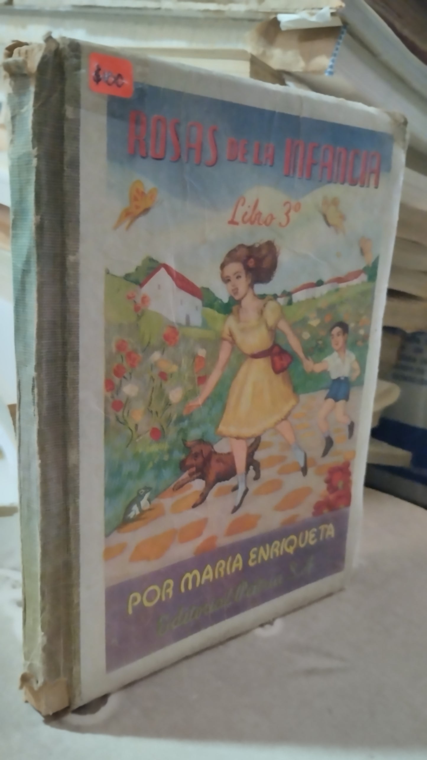 ROSAS DE LA INFANCIA POR MARIA ENRIQUETA LIBRO USADO ANTIGUO ALDAMA