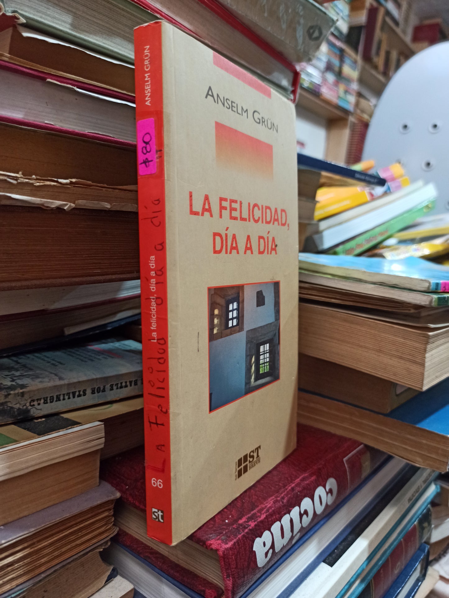 LA FELICIDAD DEL DIA POR ANSLEM GRÜN USADO SUPERACIÓN PERSONAL ALDAMA