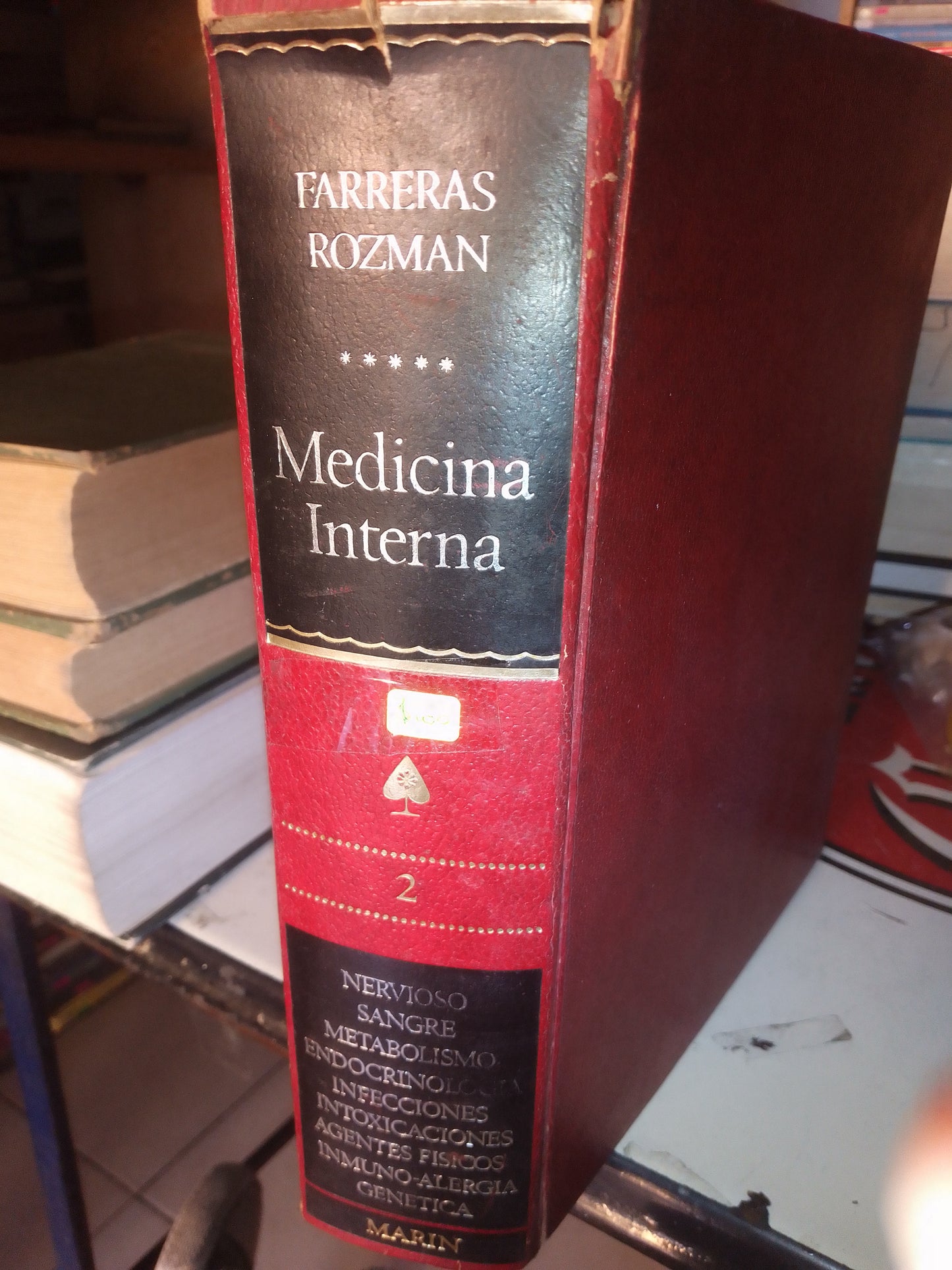 MEDICINA INTERNA TOMO II OCTAVA EDICION POR FERRERAS Y ROZMAN USADO MEDICINA LITERARIO 207