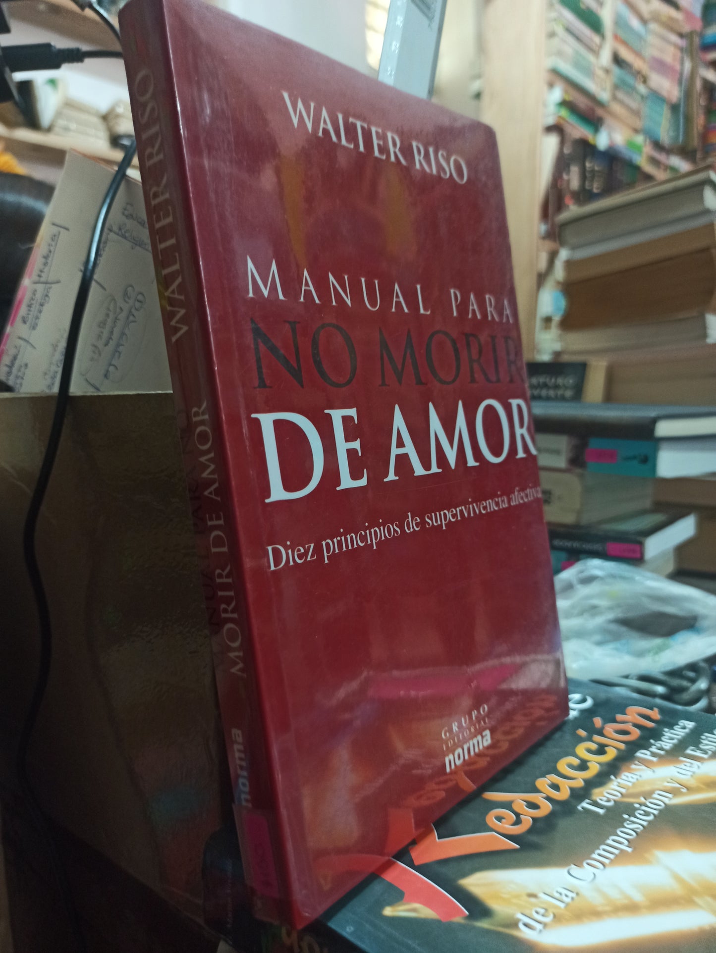 MANUAL PARA NO MORIR DE AMOR POR WALTER RISO USADO SUP PERSONAL ALDAMA