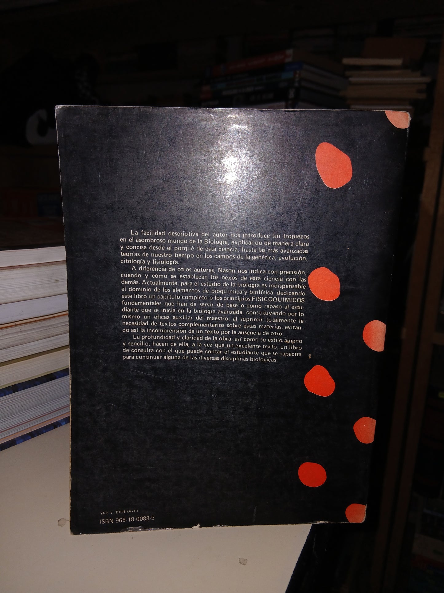 BIOLOGÍA POR ALVIN NASON USADO BIOLOGÍA LITERARIO 207