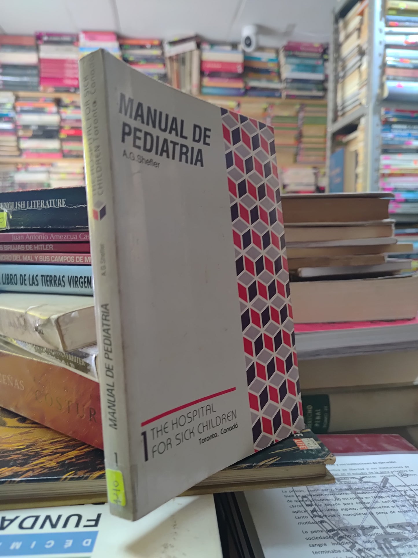 MANUAL DE PEDIATRIA 1 POR A. G. SHEFLER USADO SALUD JUAREZ 507