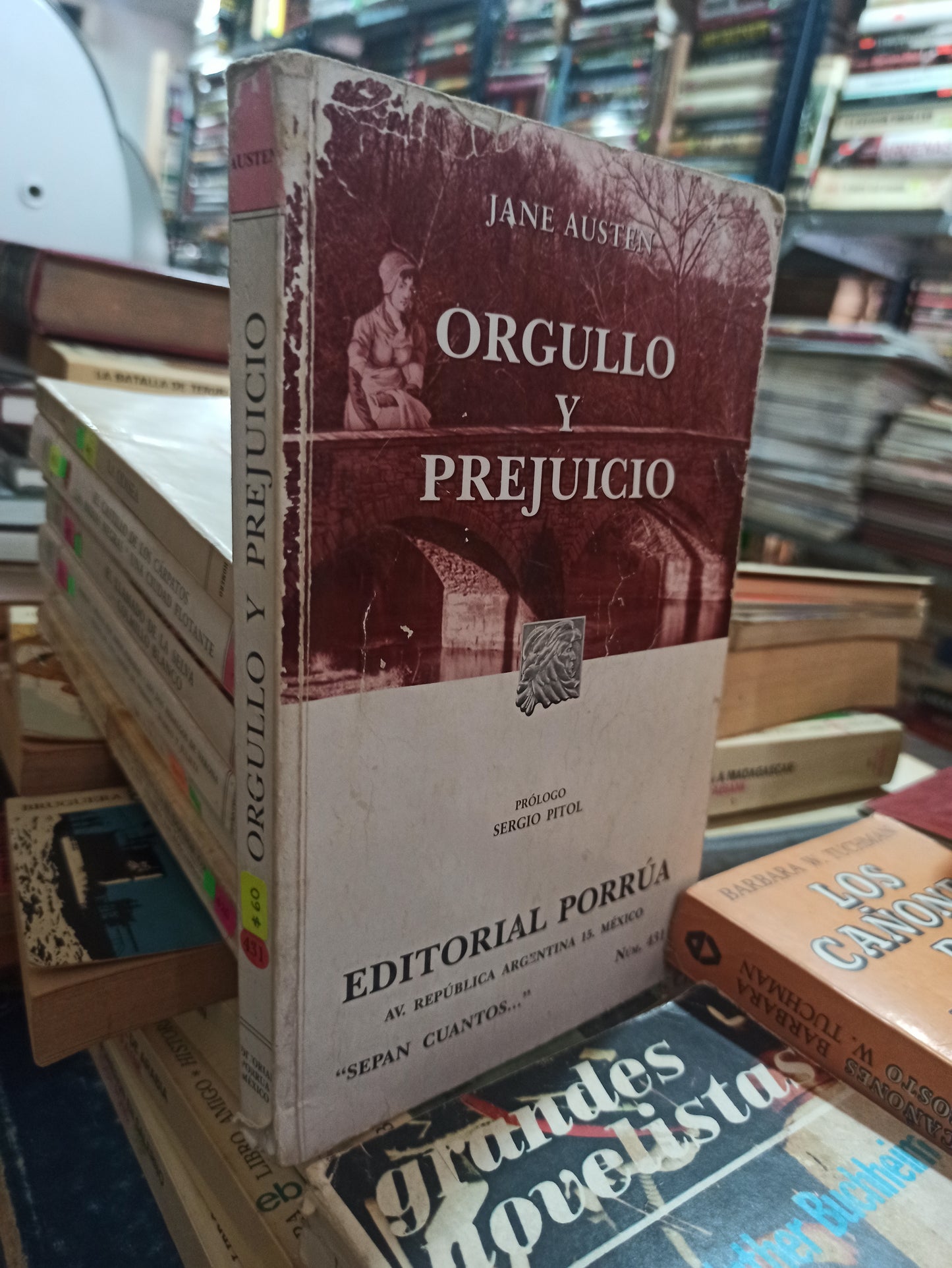 ORGULLO Y PREJUICIO JANE AUSTEN USADO NOVELAS ALDAMA