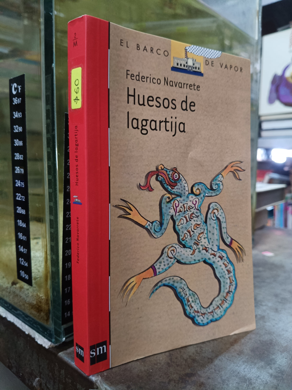 HUESOS DE LAGARTIJA POR FEDERICO NAVARRETE USADO INFANTIL ALDAMA