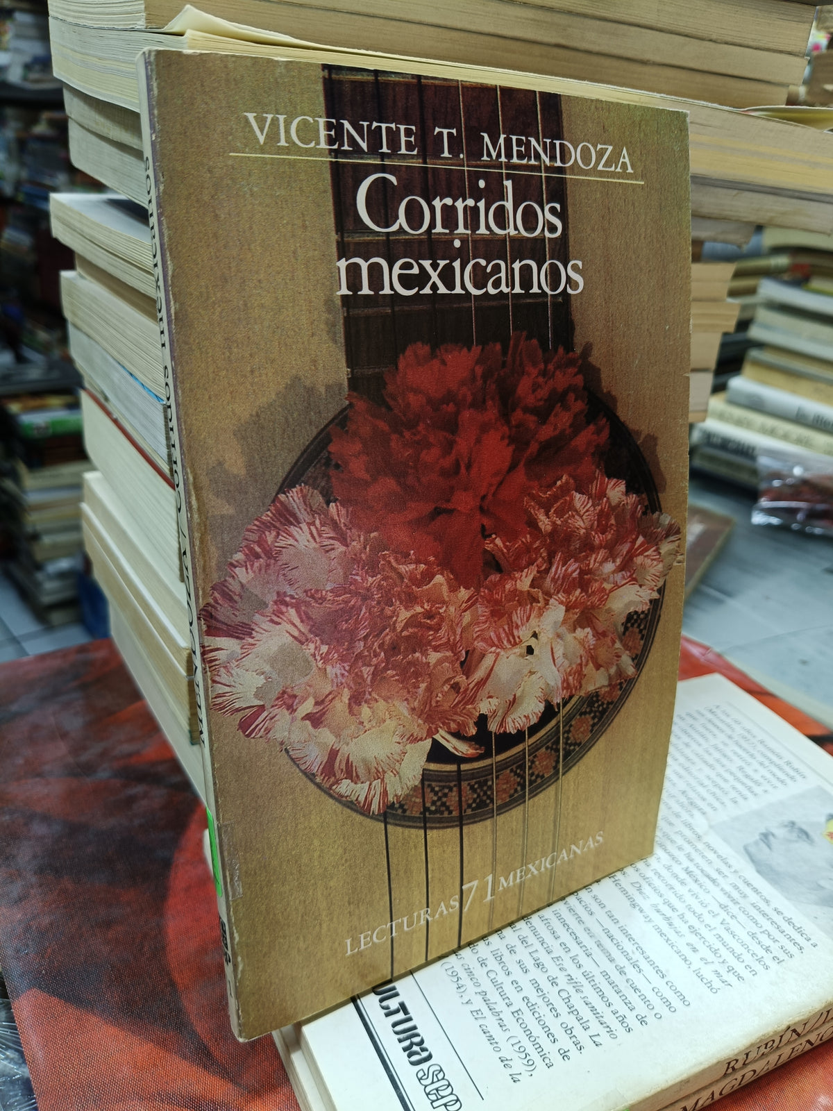 CORRIDOS MEXICANOS POR VICENTE T. MENDOZA USADO NOVELA JUAREZ 515