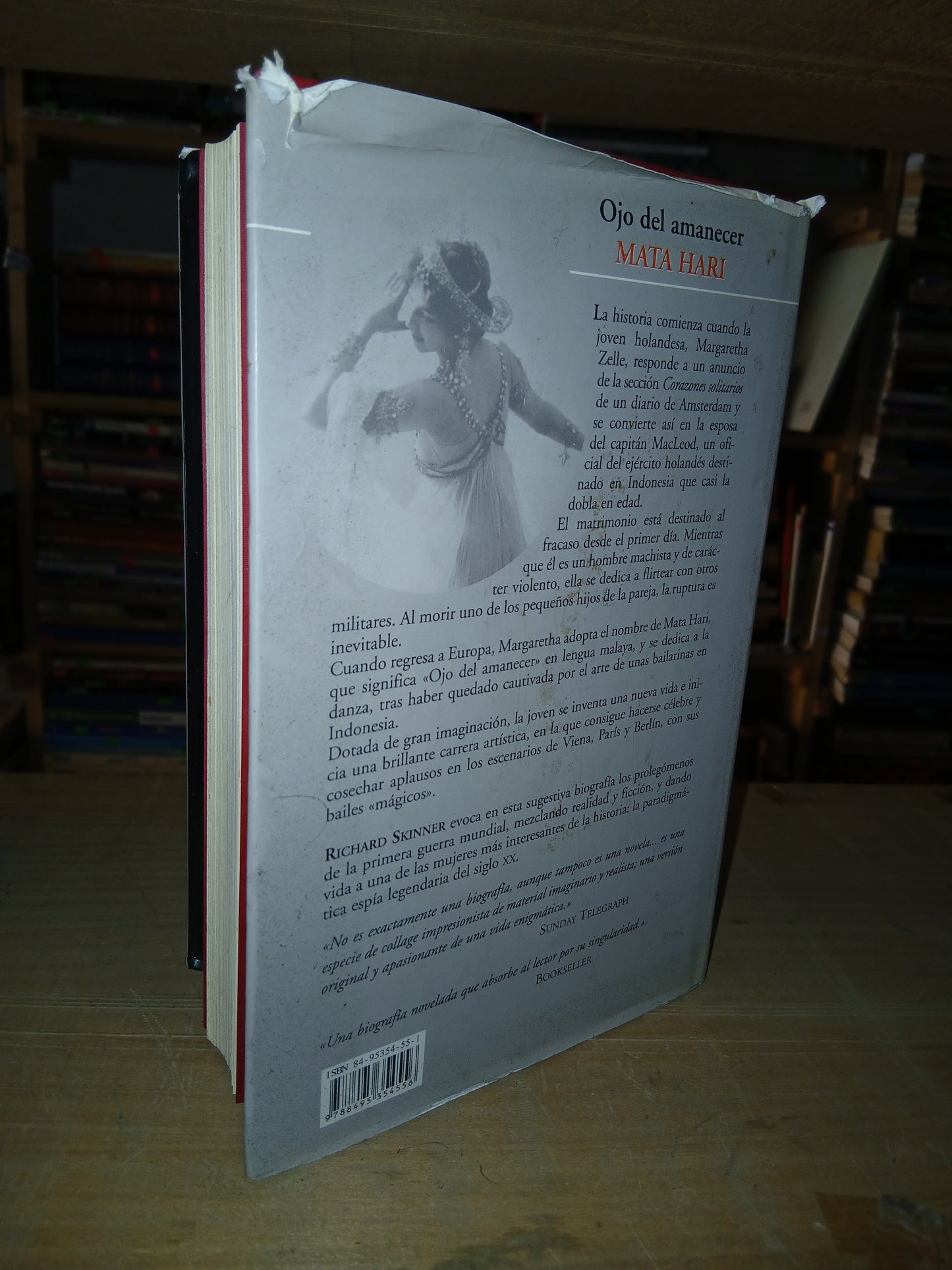 OJO DEL AMANECER MATA HARI POR RICHARD SKINNER USADO NOVELA LITERARIO 207