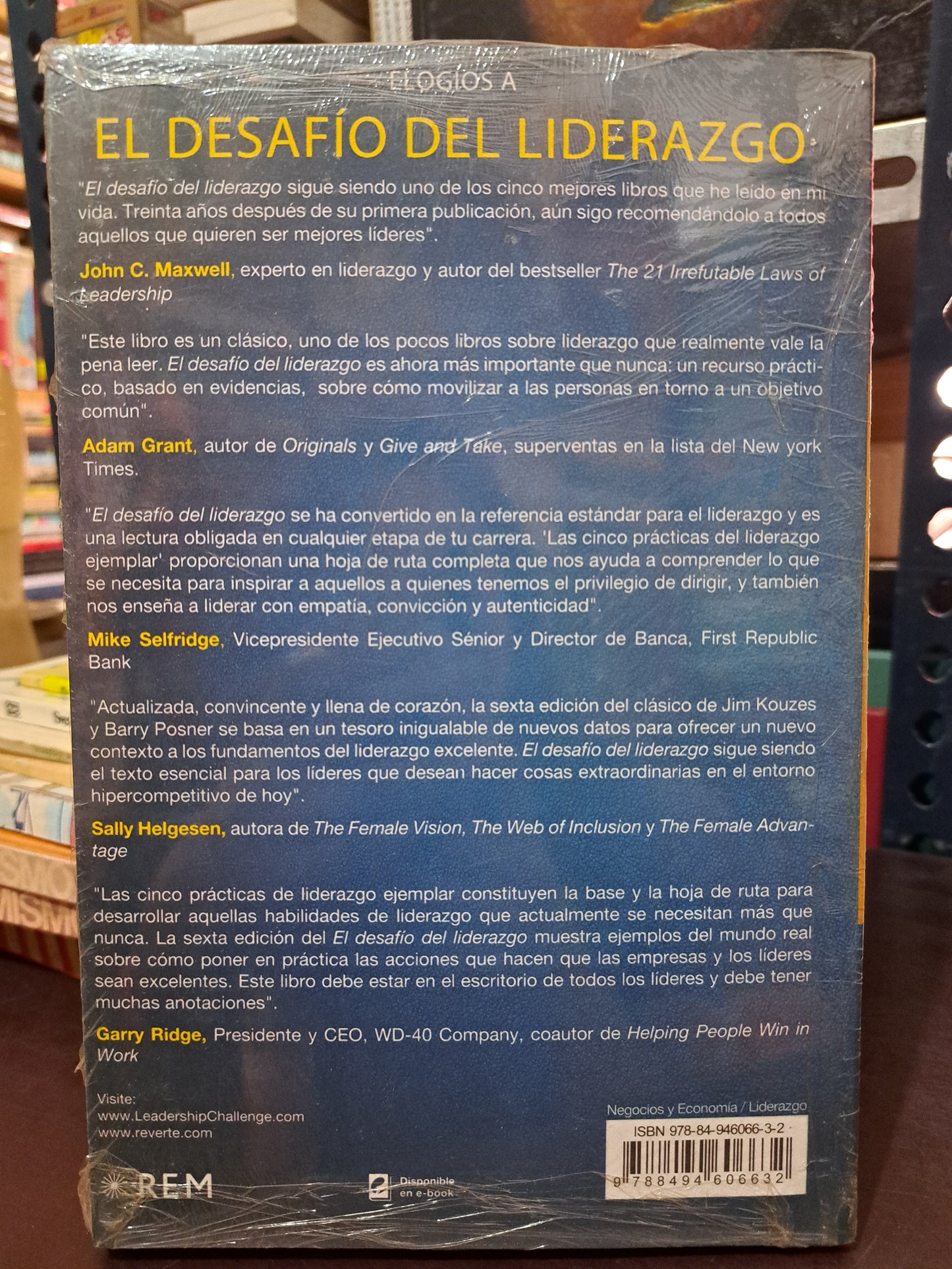EL DESAFIO DEL LIDERAZGO JAMES M. KOUZES BARRY Z. POSNER NUEVO LIBROS NUEVOS LITERARIO 305