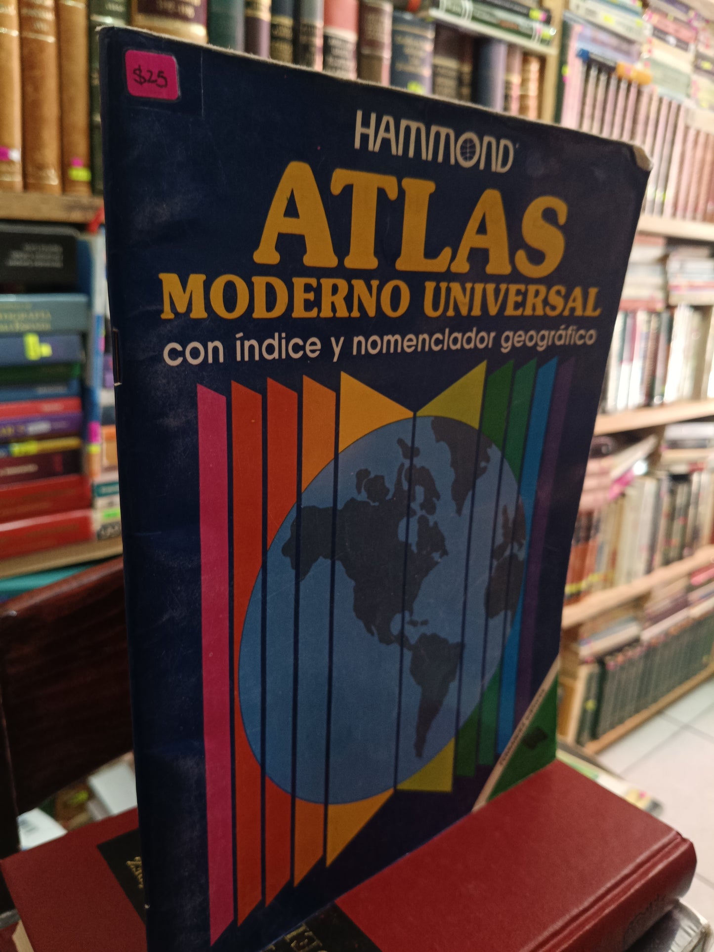 ATLAS MODERNO UNIVERSAL CON INDICE Y NOMENCLADOR GEOGRAFICO USADO GEOGRAFIA LITERARIO 305