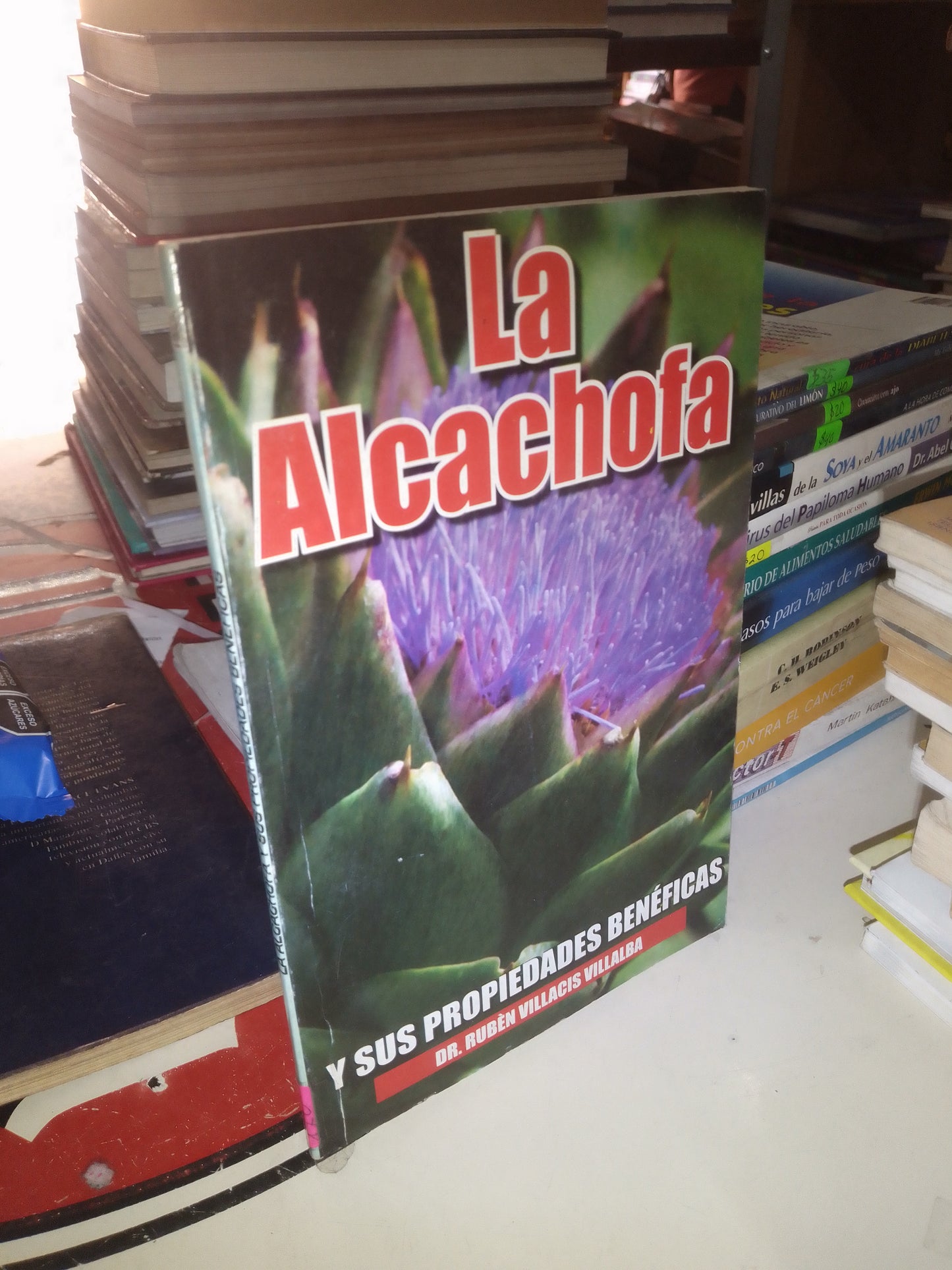 LA ALCACHOFA POR DR RUBEN VILLACIS VILLALBA USADO COCINA LITERARIO 207