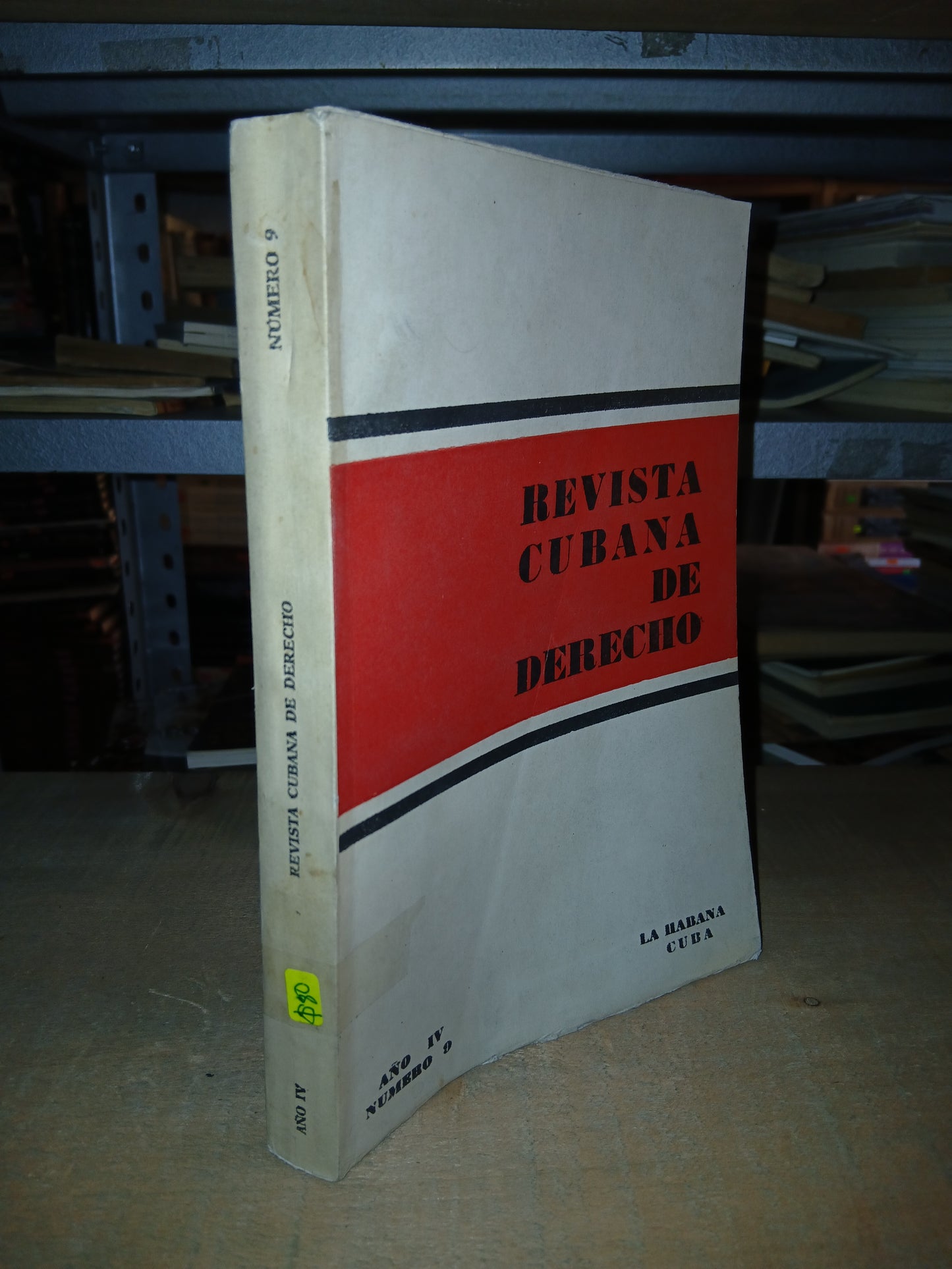 REVISTA CUBANA DE DERECHO (VARIOS AUTORES) USADO DERECHO LITERARIO 207