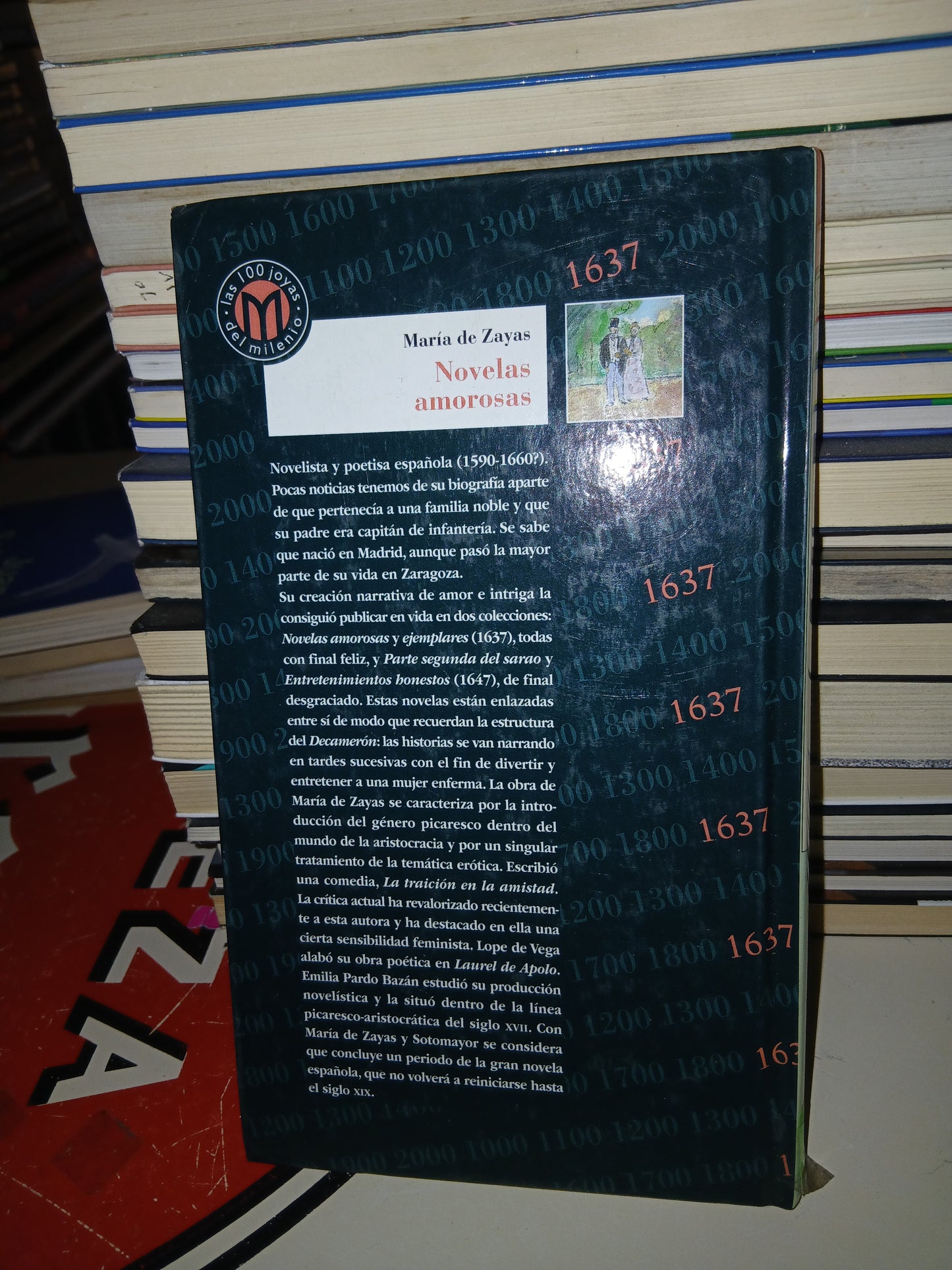 NOVELAS AMOROSAS POR MARÍA DE ZAYAS USADO NOVELA LITERARIO 207