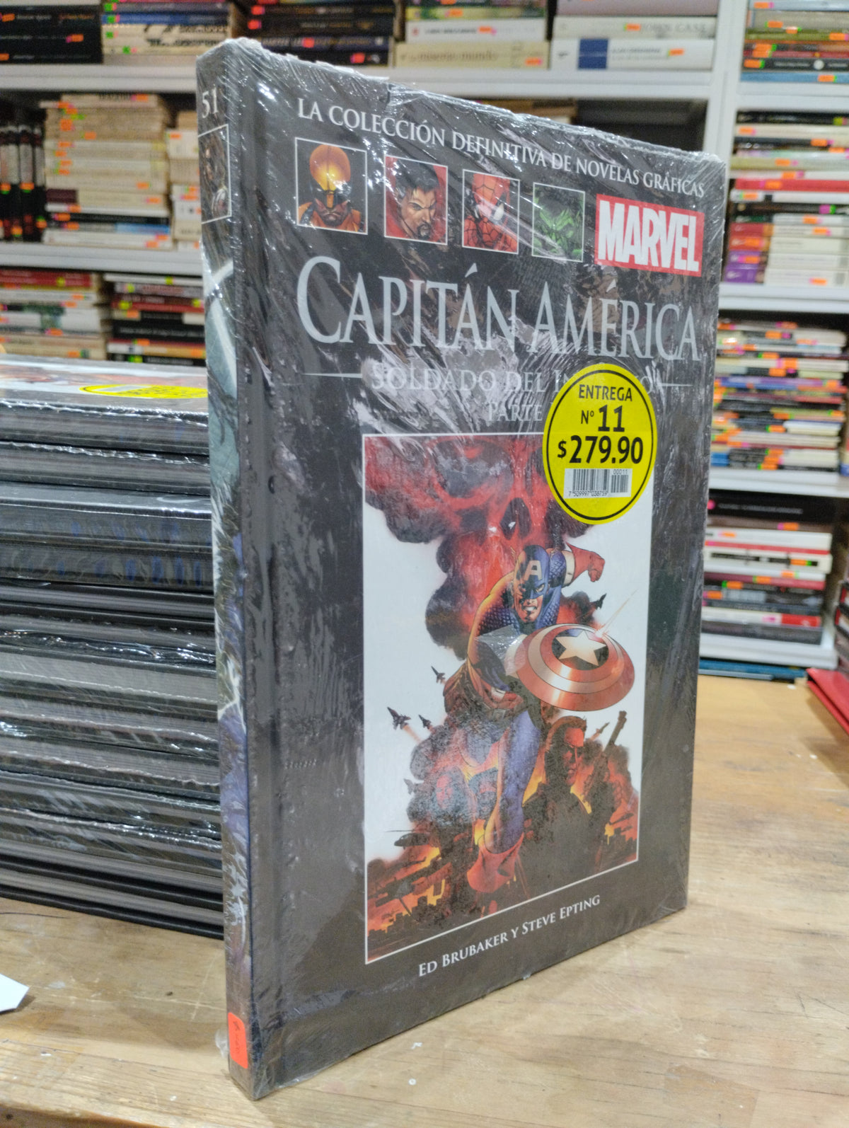 CAPITAN AMERICA SOLDADO DEL INVIERNO PARTE II POR ED BRUBAKER USADO NOVELAS JUAREZ 515