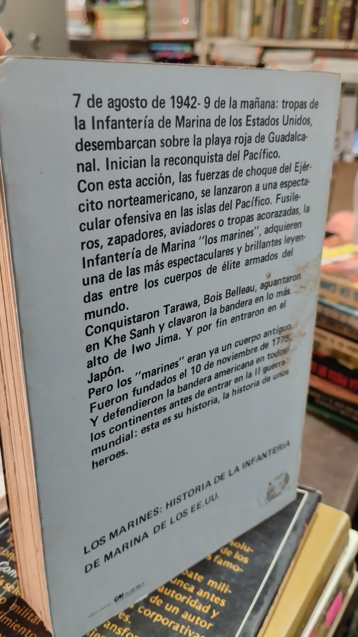 LOS MARINES POR FRANCOIS D ORCIVAL LIBRO USADO HISTORIA ALDAMA