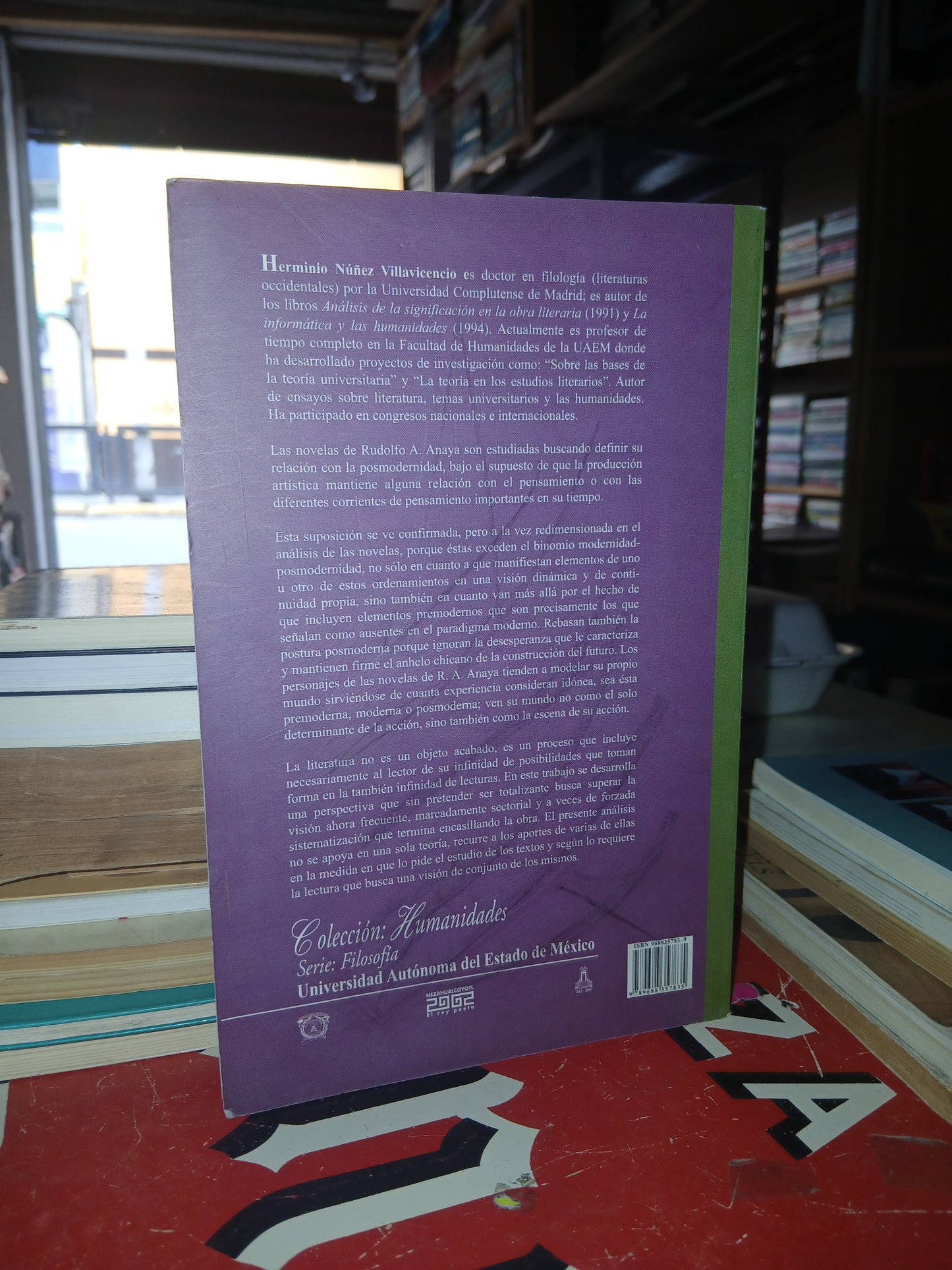LAS NOVELAS DE RUDOLFO A. ANAYA Y LA POSMODERNIDAD POR HERMINIO NUÑEZ V. USADO NOVELA LITERARIO 207