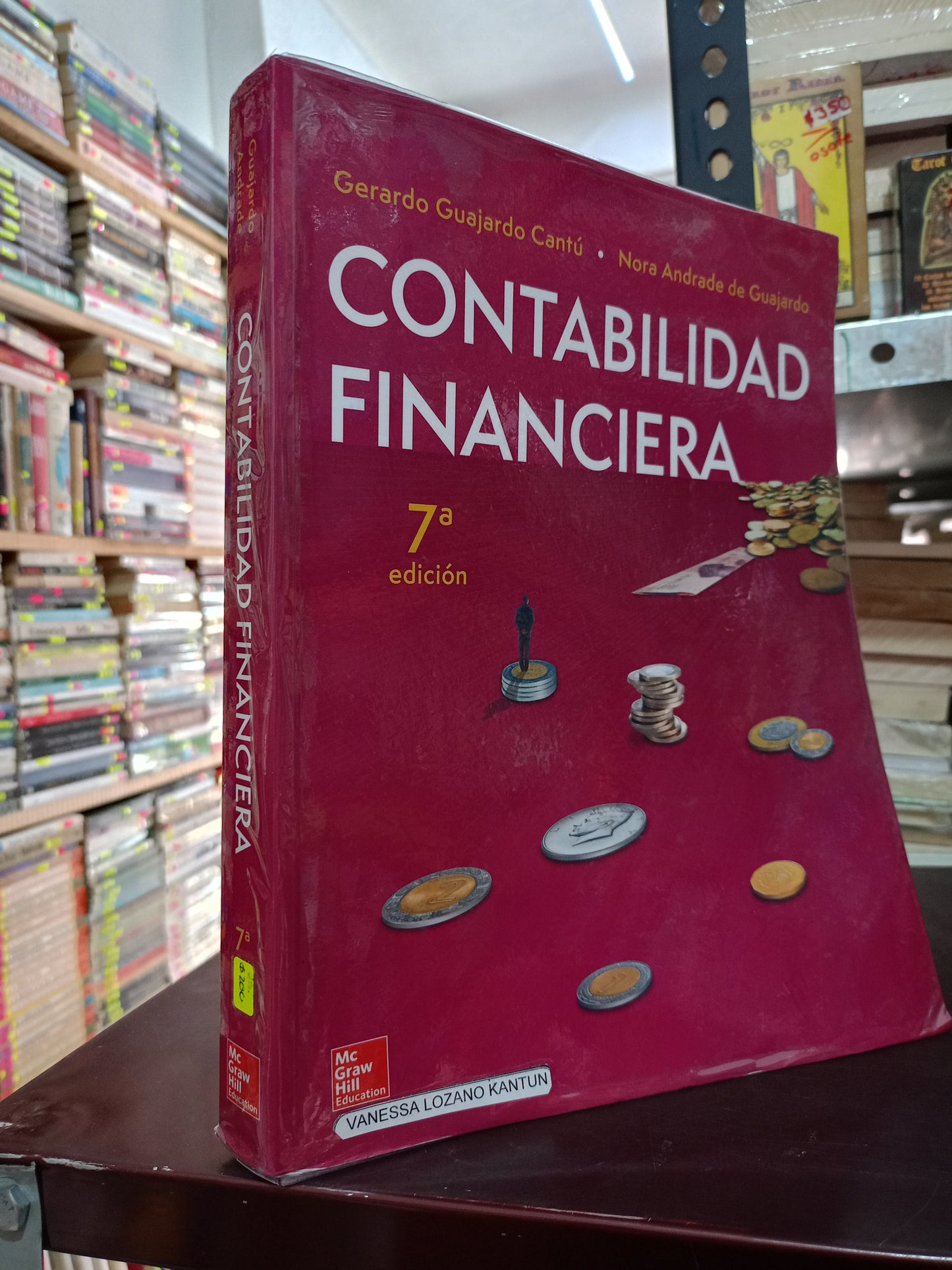 CONTABILIDAD FINANCIERA POR GERARDO GUAJARDO CANTU NORA ANDRADE DE GUAJARDO USADO CONTA LITERARIO 305