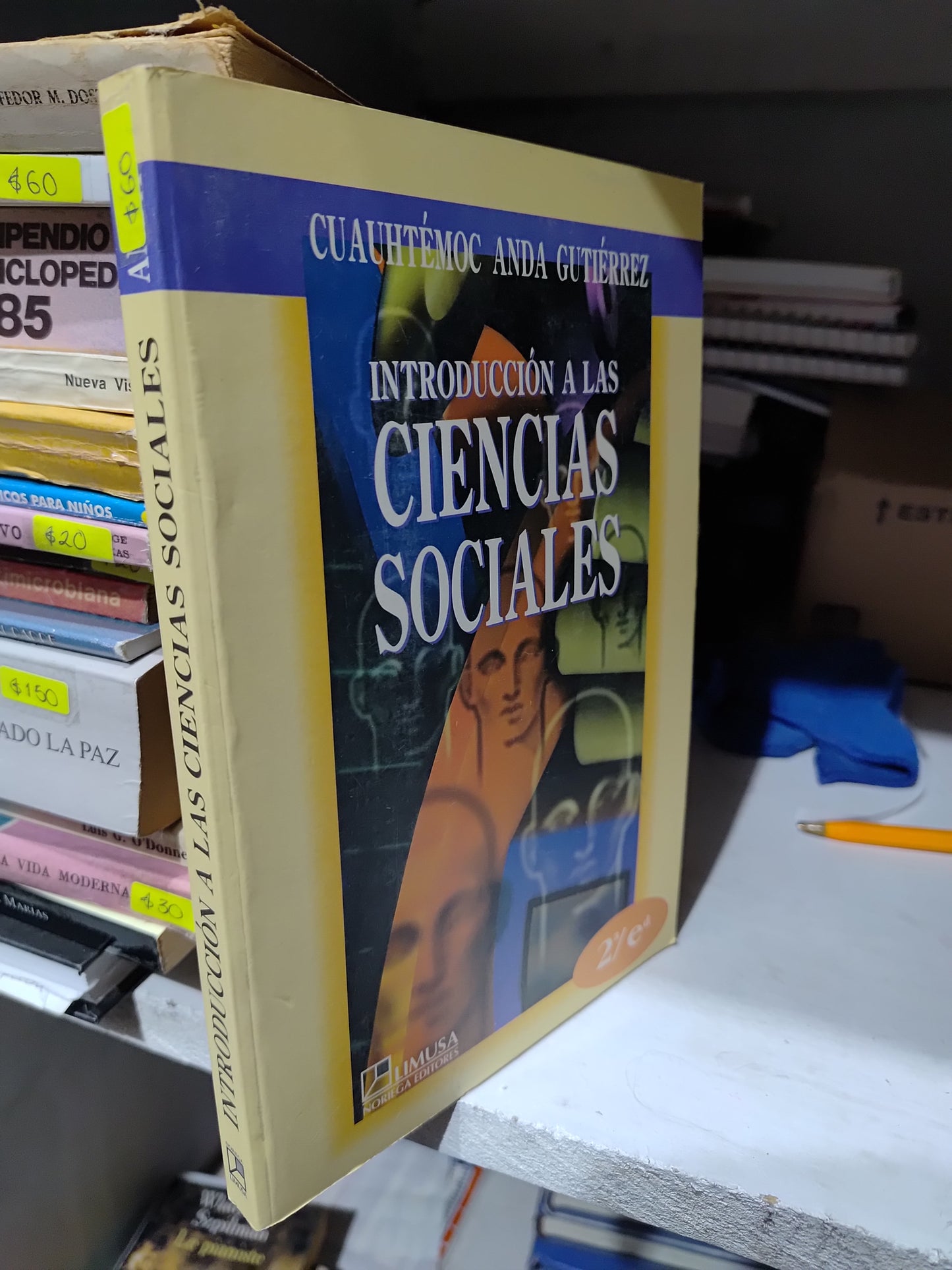 INTRODUCCION A LAS CIENCIAS SOCIALES POR CUAUHTEMOC ANDA GUTIERREZ USADO SOCIOLOGIA JUAREZ
