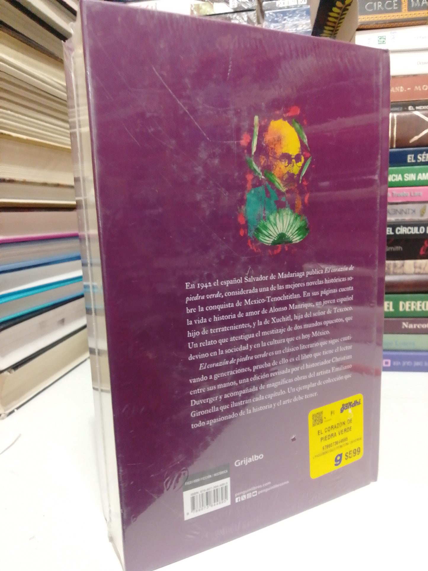 EL CORAZON DE PIEDRA VERDE POR SALVADOR DE MADARIAGA USADO NOVELA JUÁREZ