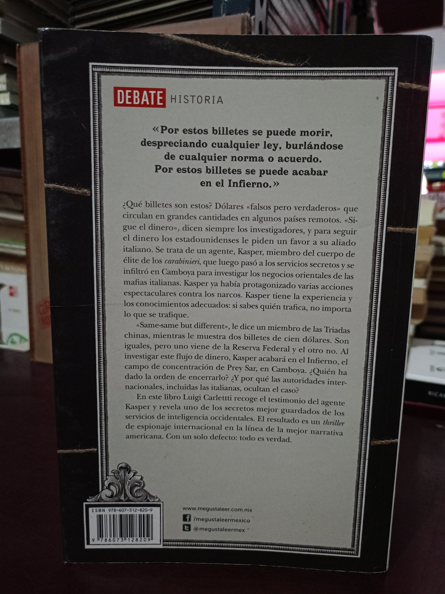 SUPERDÓLARES POR LUIGI CARLETTI Y AGENTE KASPER USADO NOVELA LITERARIO 305