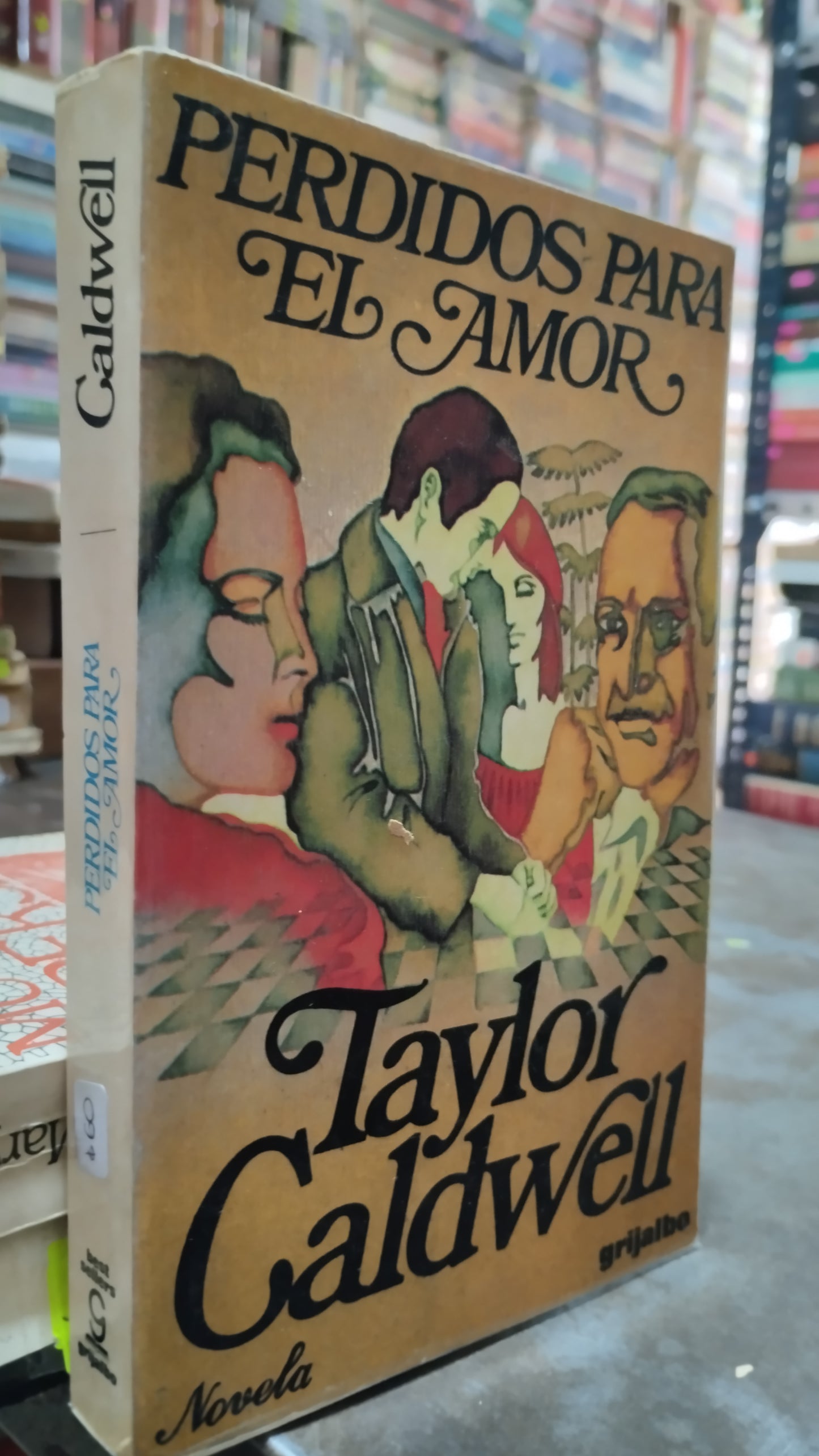 PERDIDOS PARA EL AMOR POR TAYLOR CALDELL LIBRO USADO NOVELAS ALDAMA