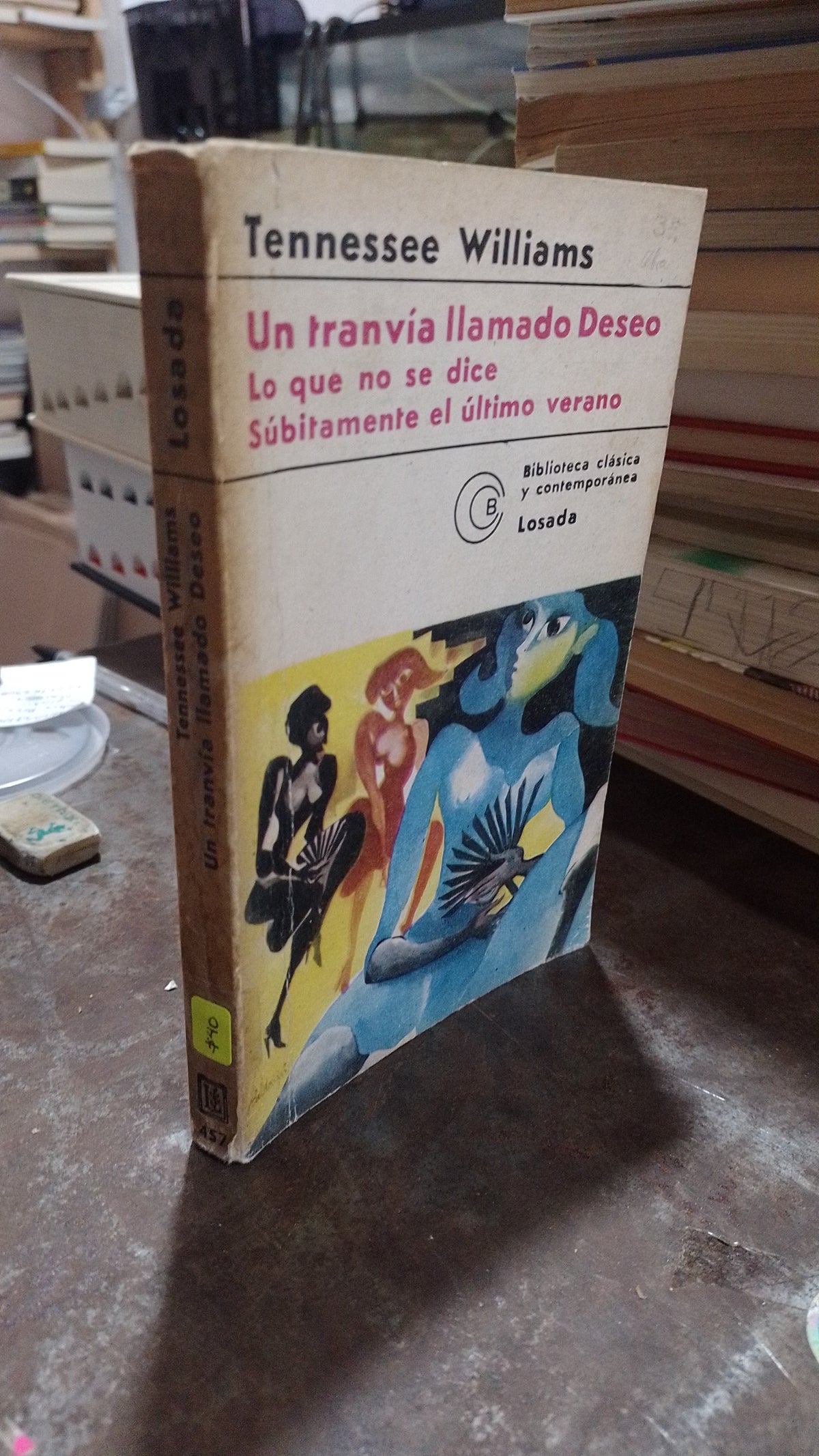UN TRANVIA LLAMADA DESEO POR TENNESSEE WILLIAMS USADO NOVELA ALDAMA