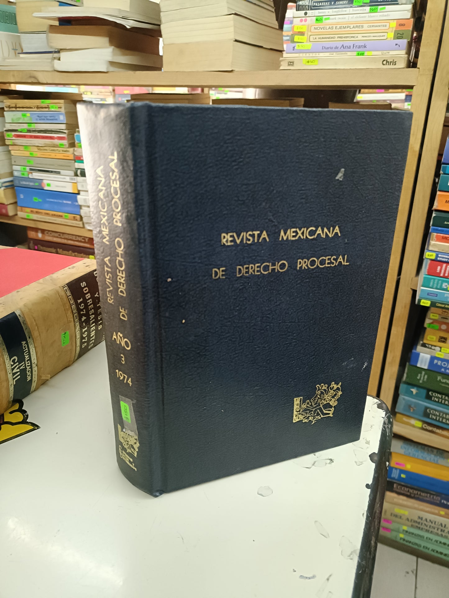 REVISTA MEXICANA DE DERECHO PROCESAL AÑO 3 1974 USADO DERECHO LITERARIO 207