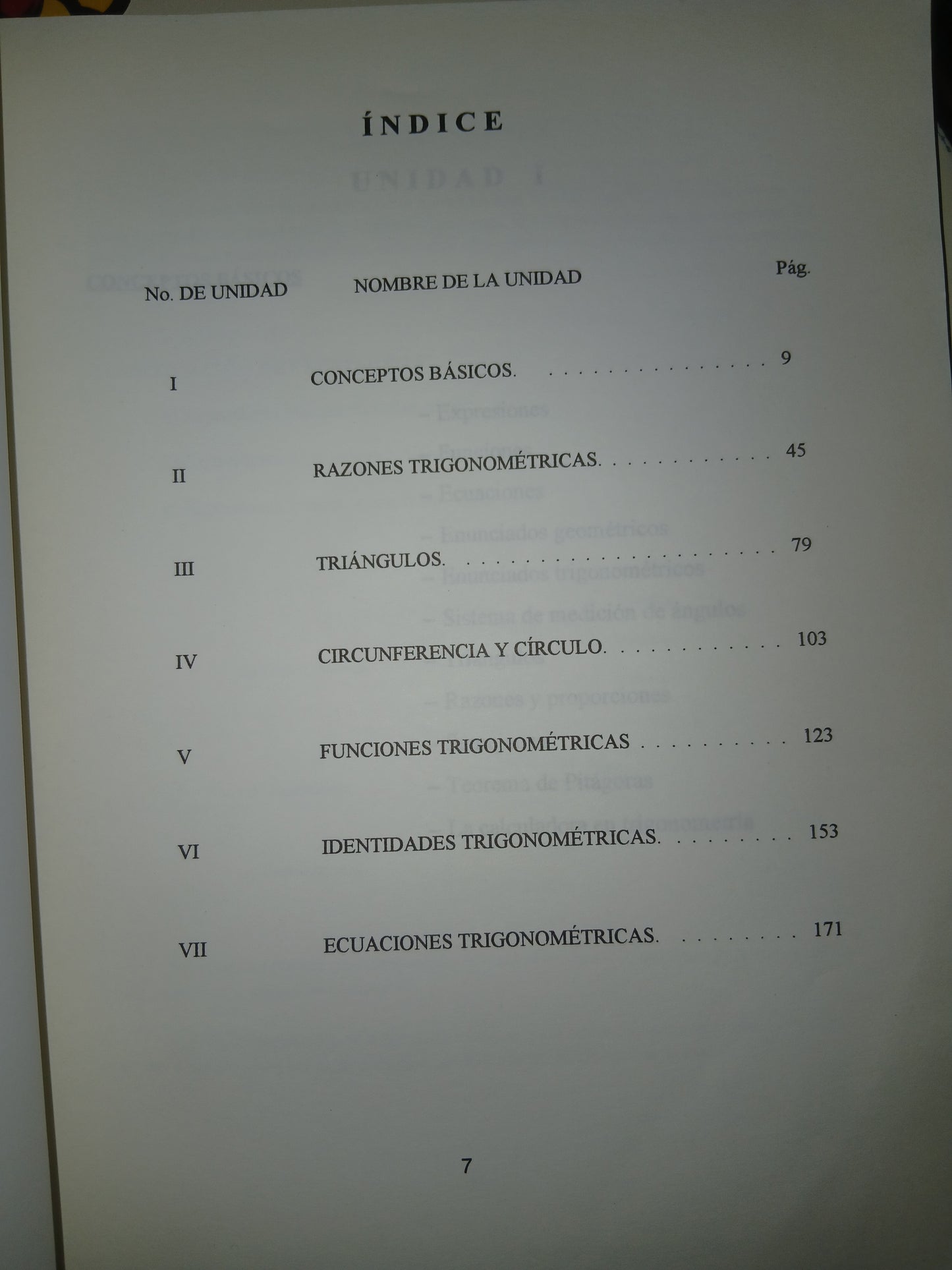 TRIGONOMETRÍA TERCER SEMESTRE POR MELO, VARGAS Y GARCÍA USADO TRIGONOMETRÍA LITERARIO 207