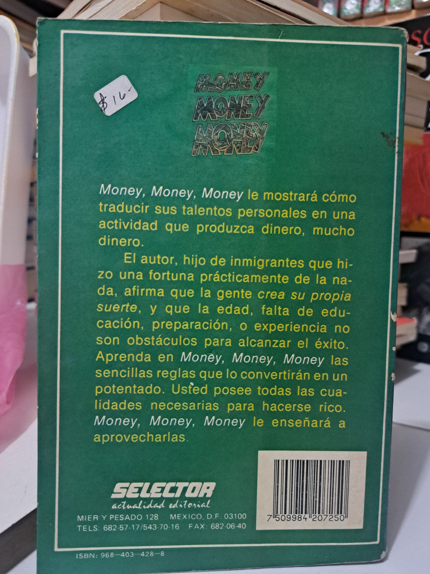 MONEY MONEY MONEY BERNARD GITTELSON USADO SUPERACIÓN PERSONAL JUÁREZ