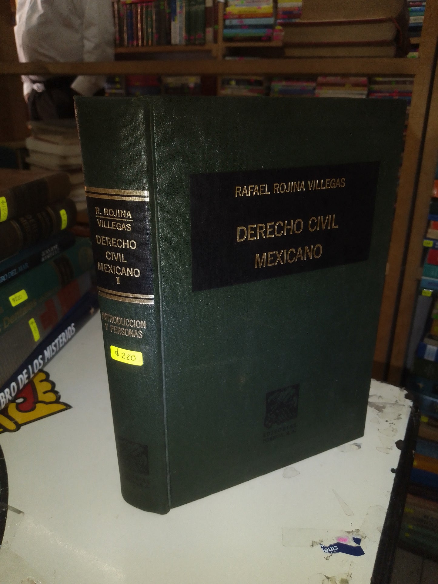 DERECHO CIVIL MEXICANO POR RAFAEL ROJINA VILLEGAS USADO DERECHO LITERARIO 207