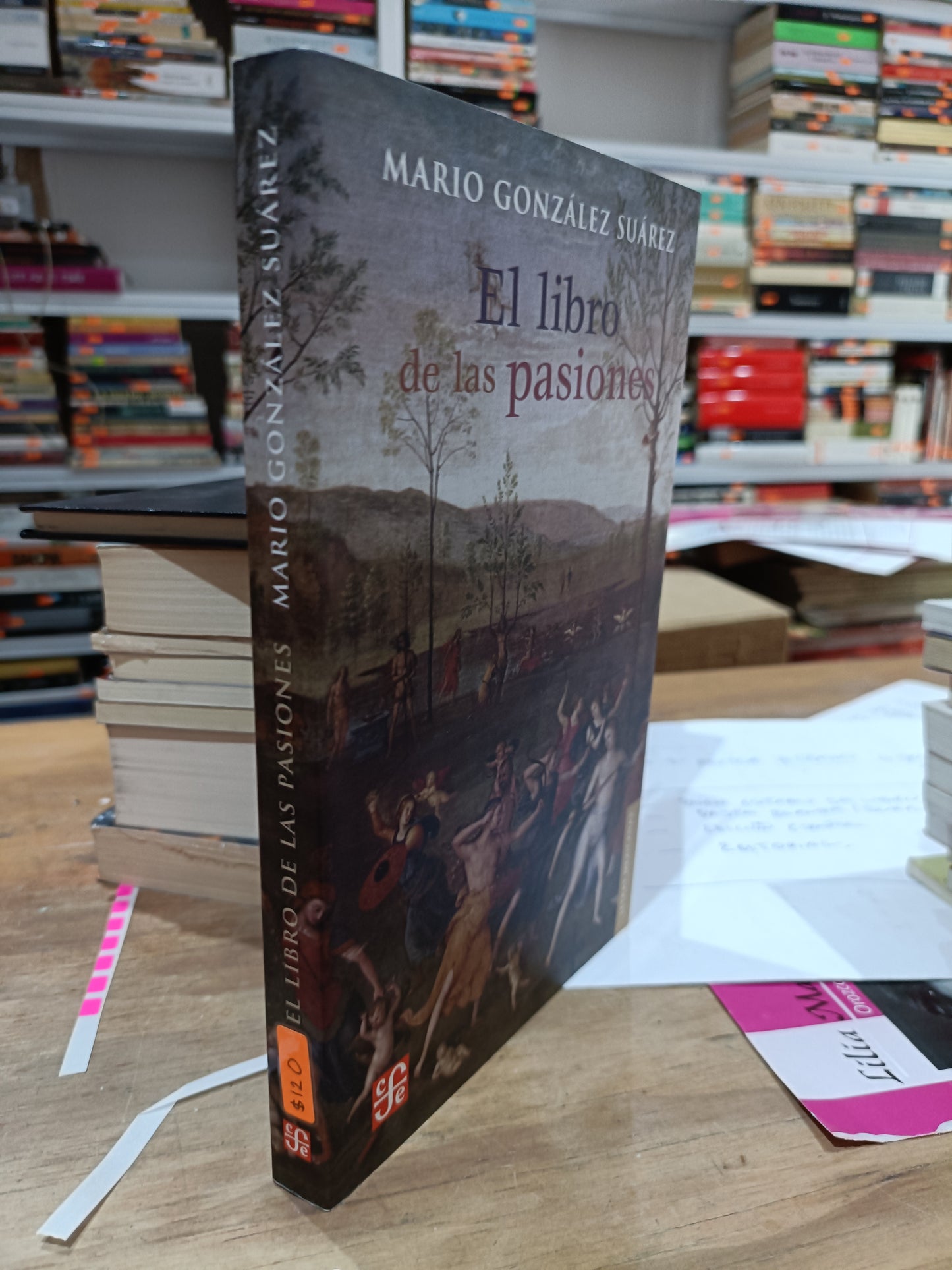 EL LIBRO DE LAS PASIONES POR MARIO GONZALEZ SUAREZ USADOS NOVELAS JUAREZ 515