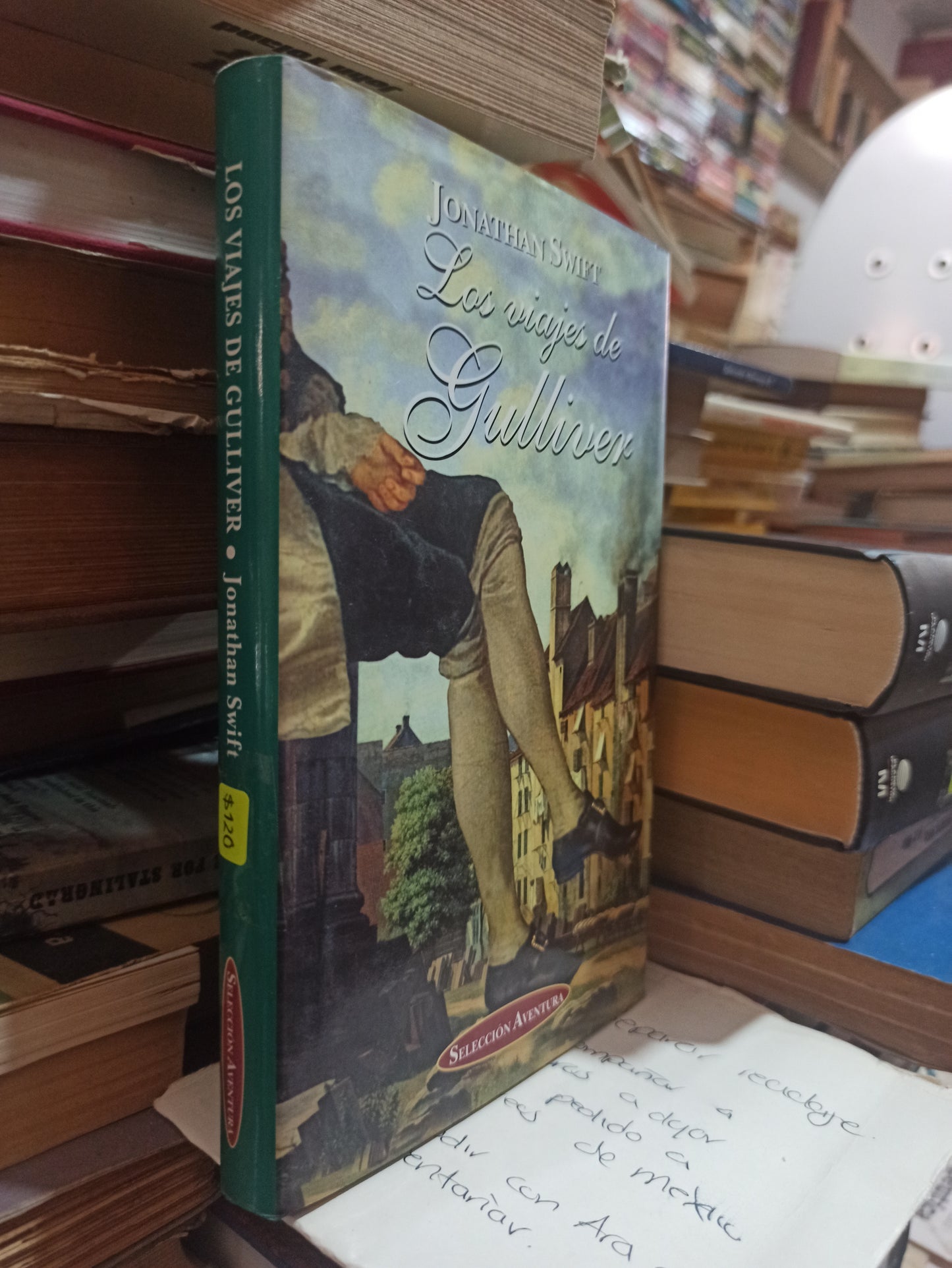 LOS VIAJES DE GULLIVER POR JONATHAN SWIFT USADO NOVELAS ALDAMA