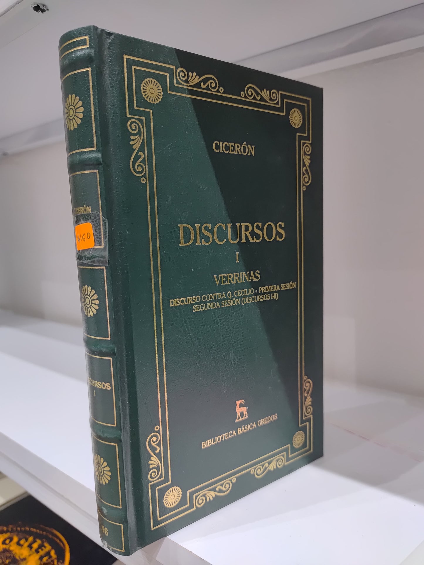 DISCURSOS 1 VERRINAS POR CICERON USADO HISTORIA JUAREZ 515