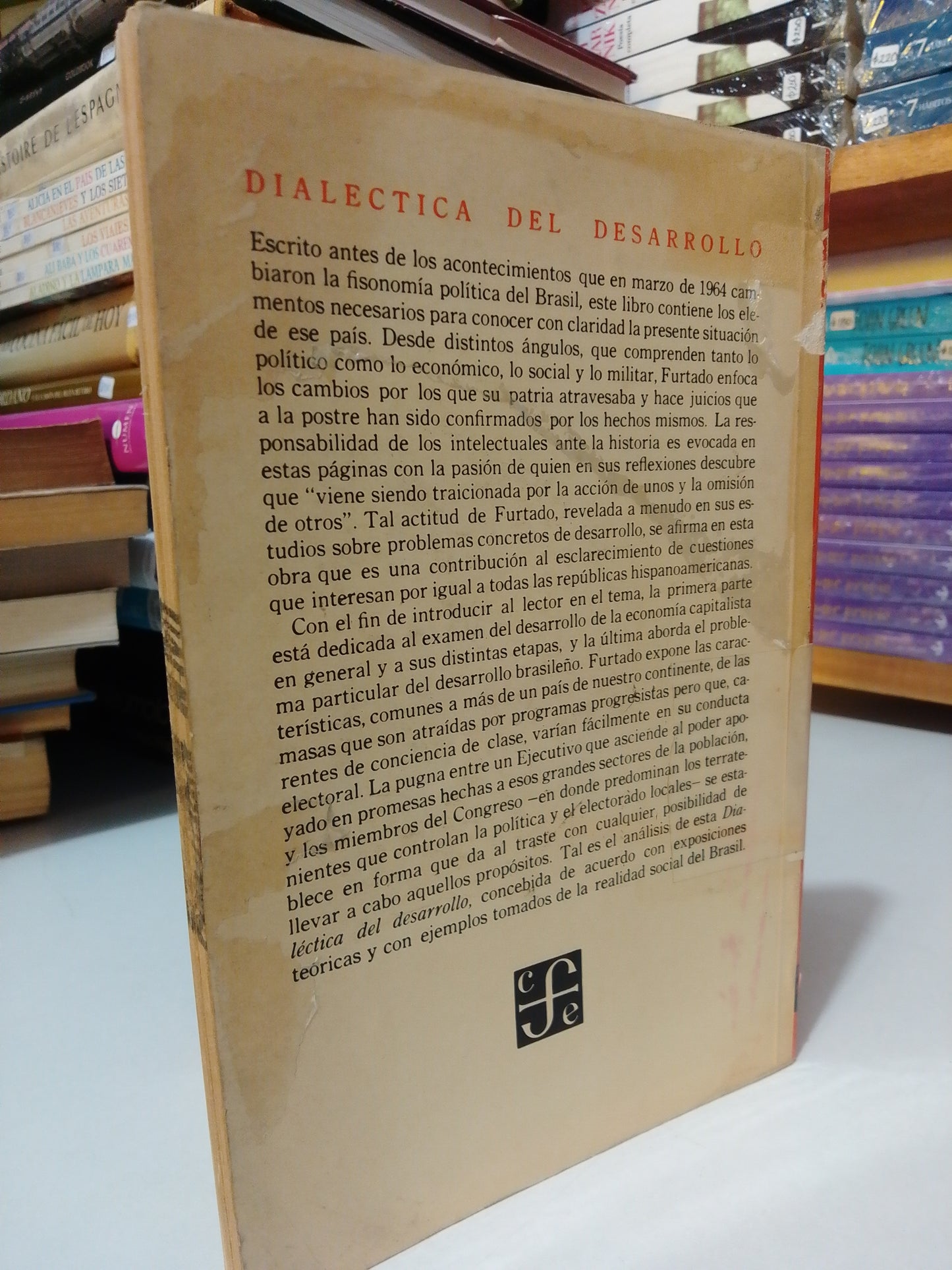 DIALECTICA DEL DESARROLLO POR CELSO FURTADO USADO HISTORIA JUAREZ