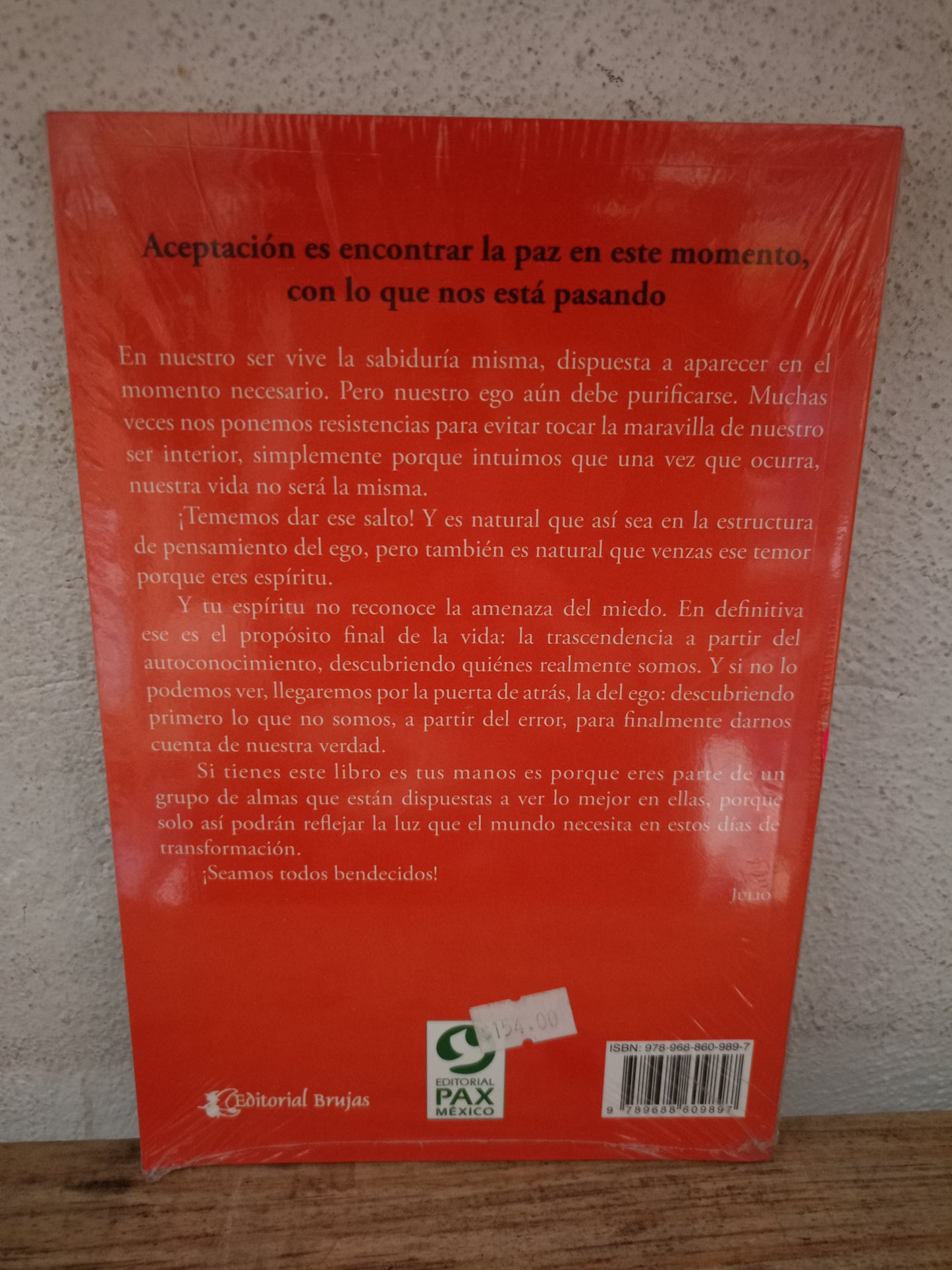 ACEPTACIÓN POR JULIO BEVIONE NUEVO LIBROS NUEVOS LITERARIO 305