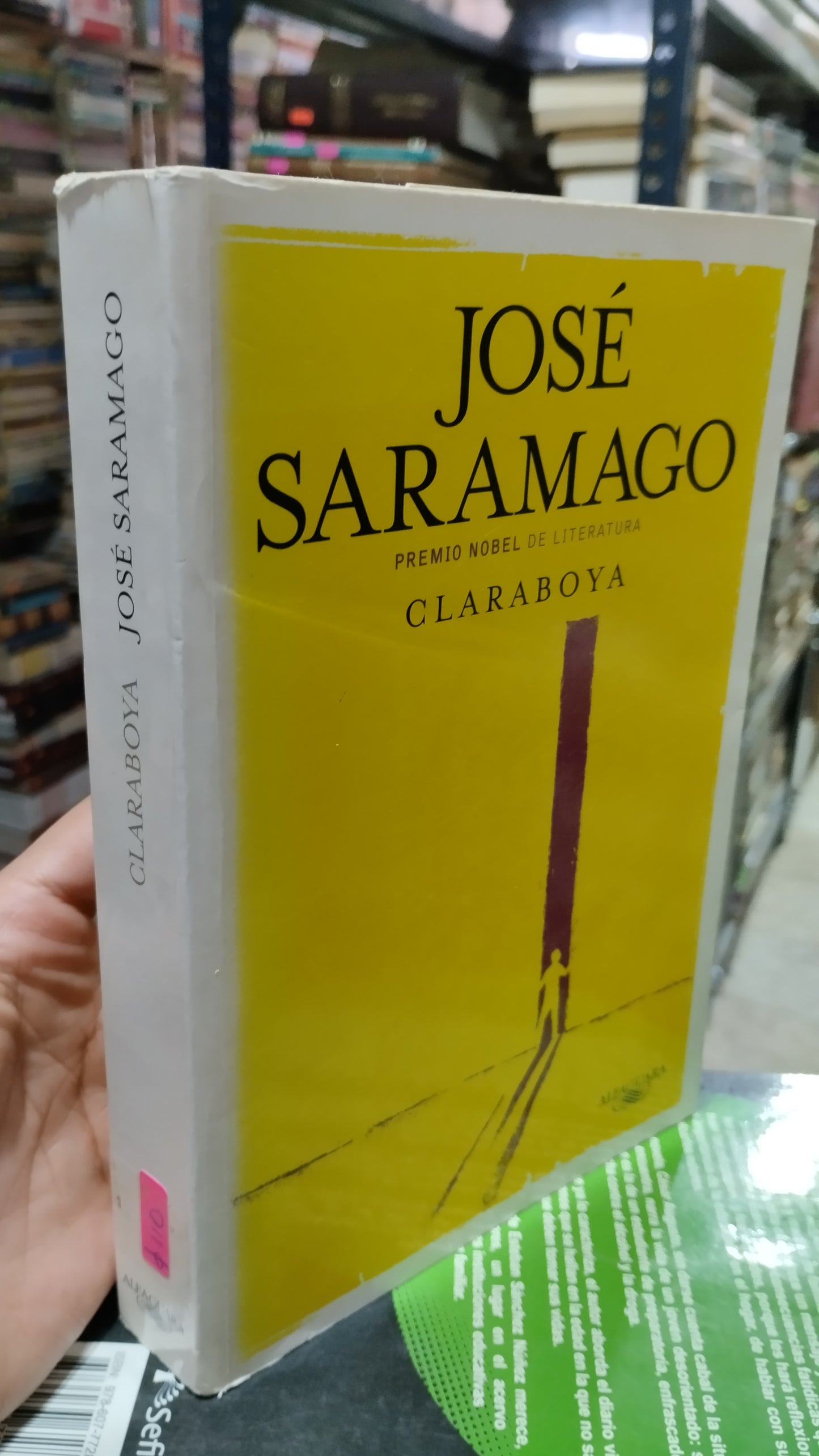 CLARABOYA POR JOSE SARAMAGO LIBRO USADO NOVELAS ALDAMA