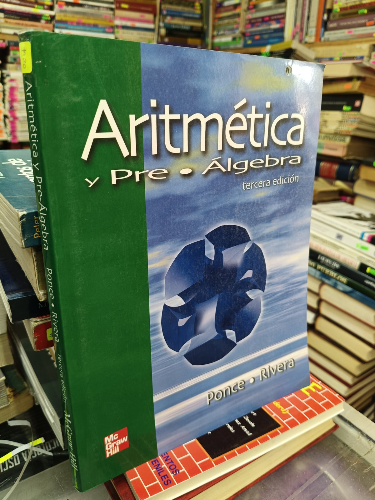 ARITMETICA Y PRE ALGEBRA POR PONCE RIVERA USADO MATE JUÁREZ 507
