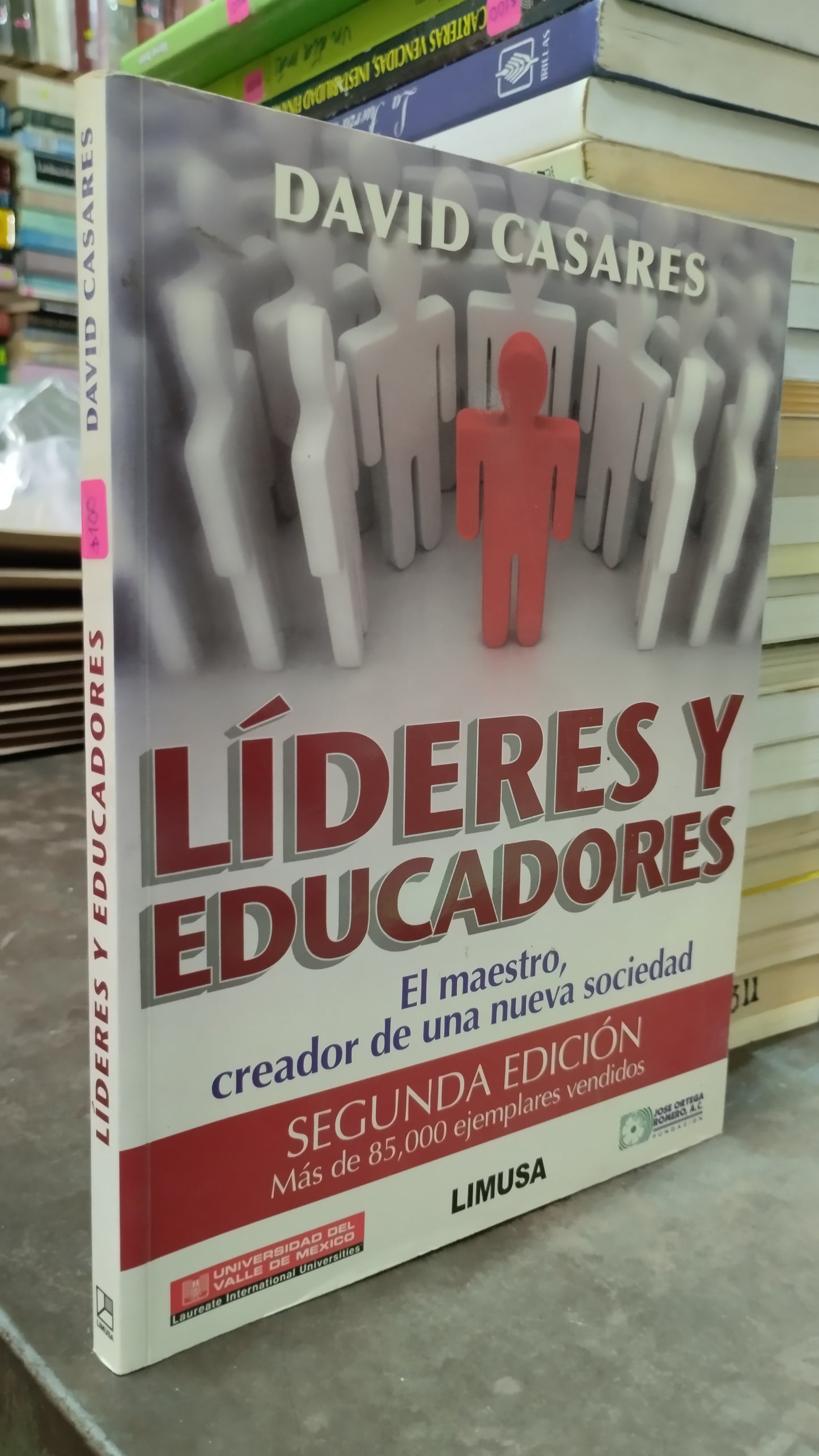 LIDERES Y EDUCADORES POR DAVID CASARES LIBRO USADO SUPERACION PERSONAL ALDAMA